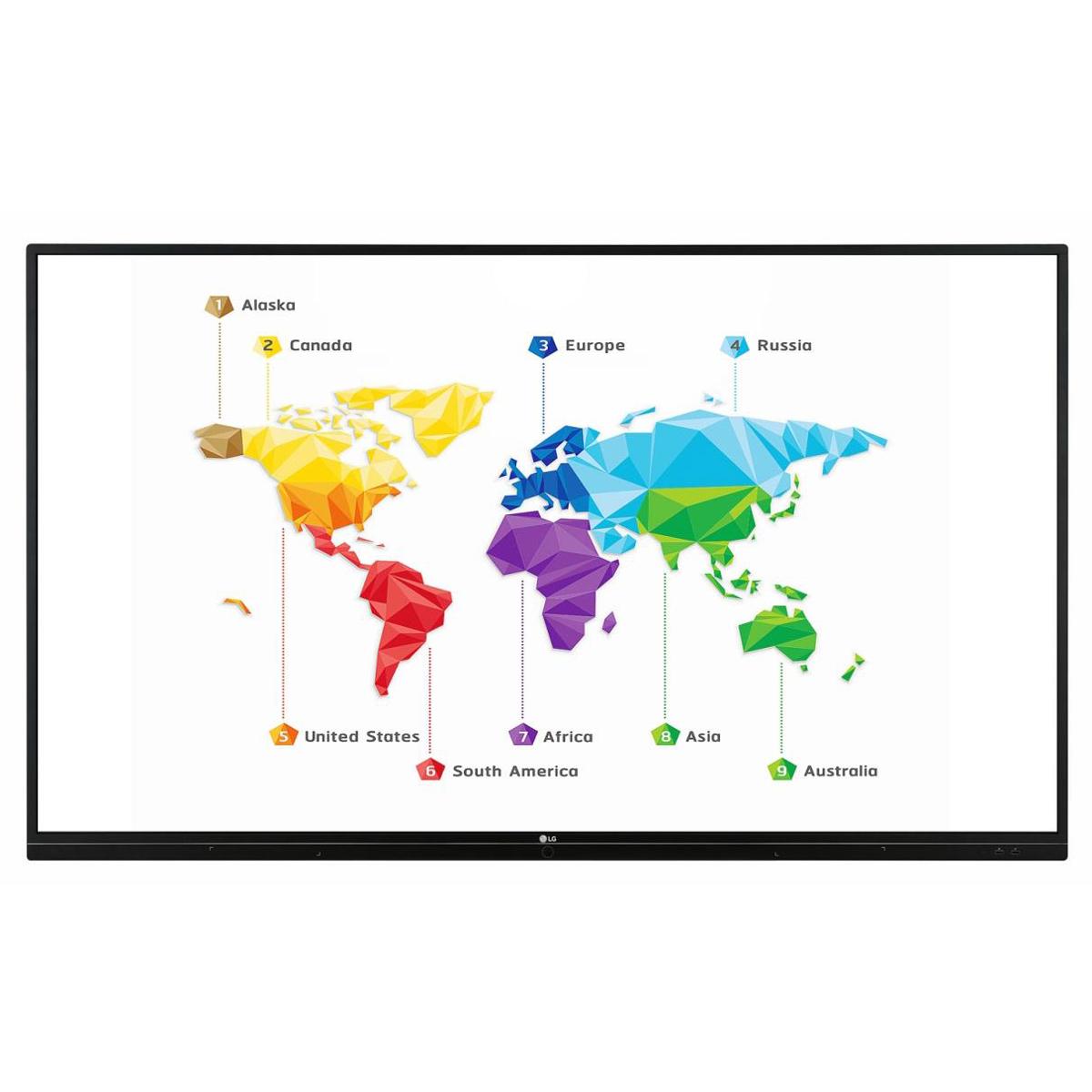 

LG TR3BF Series 65" 16:9 UHD IR Multi-Touch Point IPS Digital Display, Black