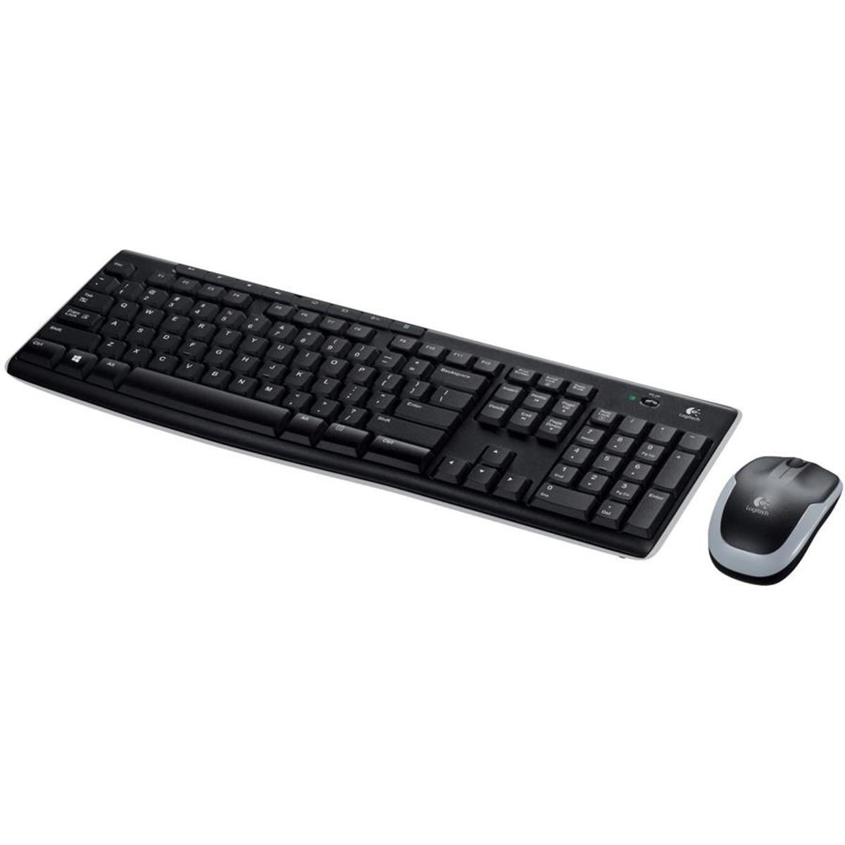 

Logitech MK270 Wireless Combo, Includes Keyboard, Mouse, Nano-Receiver