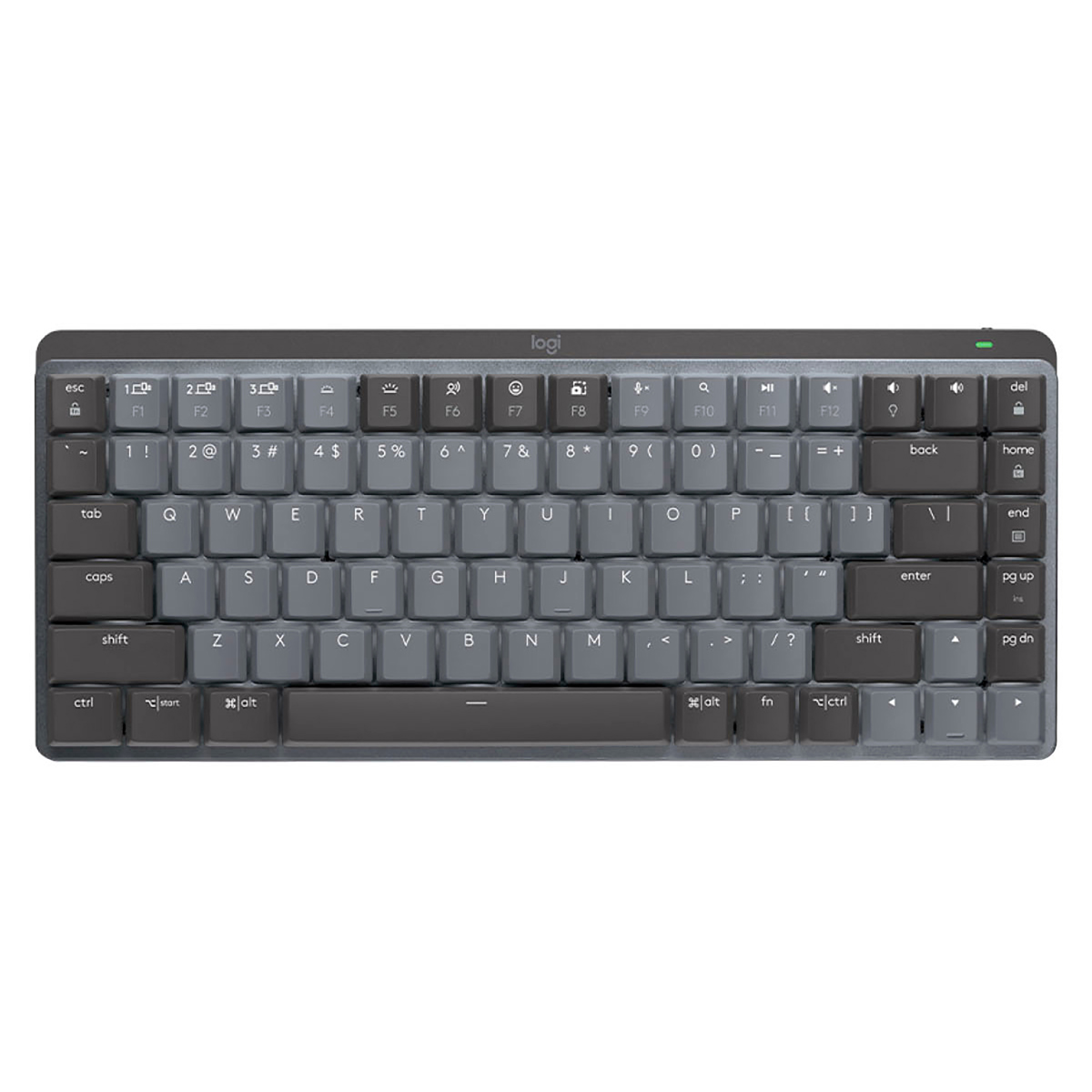 

Logitech MX Mechanical Mini Wireless Illuminated Keyboard, Clicky, Graphite