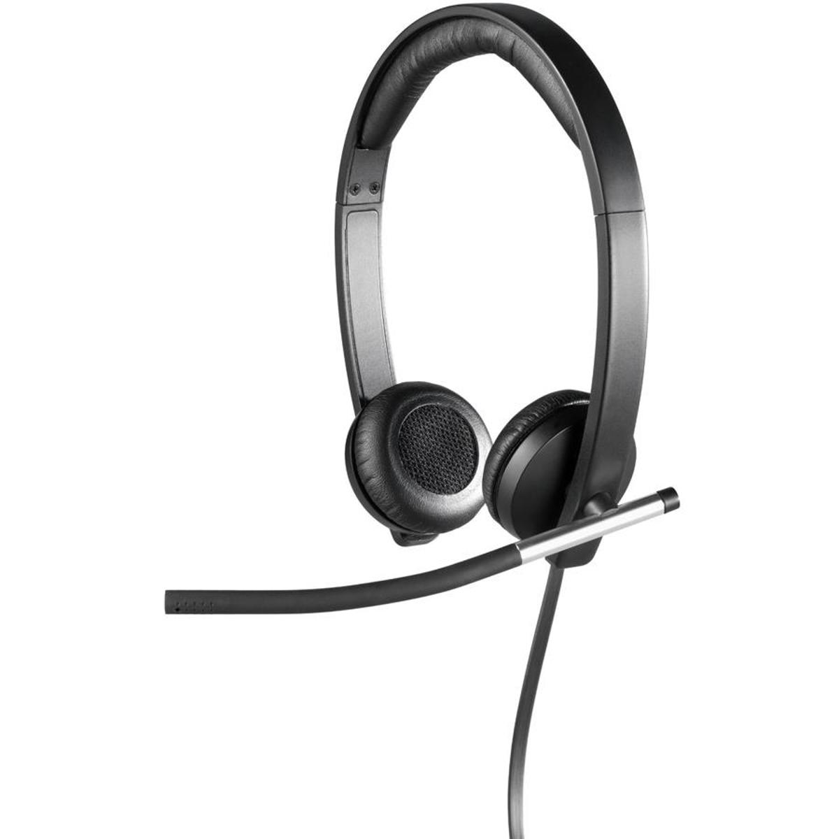 Image of Logitech H650e USB Stereo Headset with Noise-Cancelling Microphone