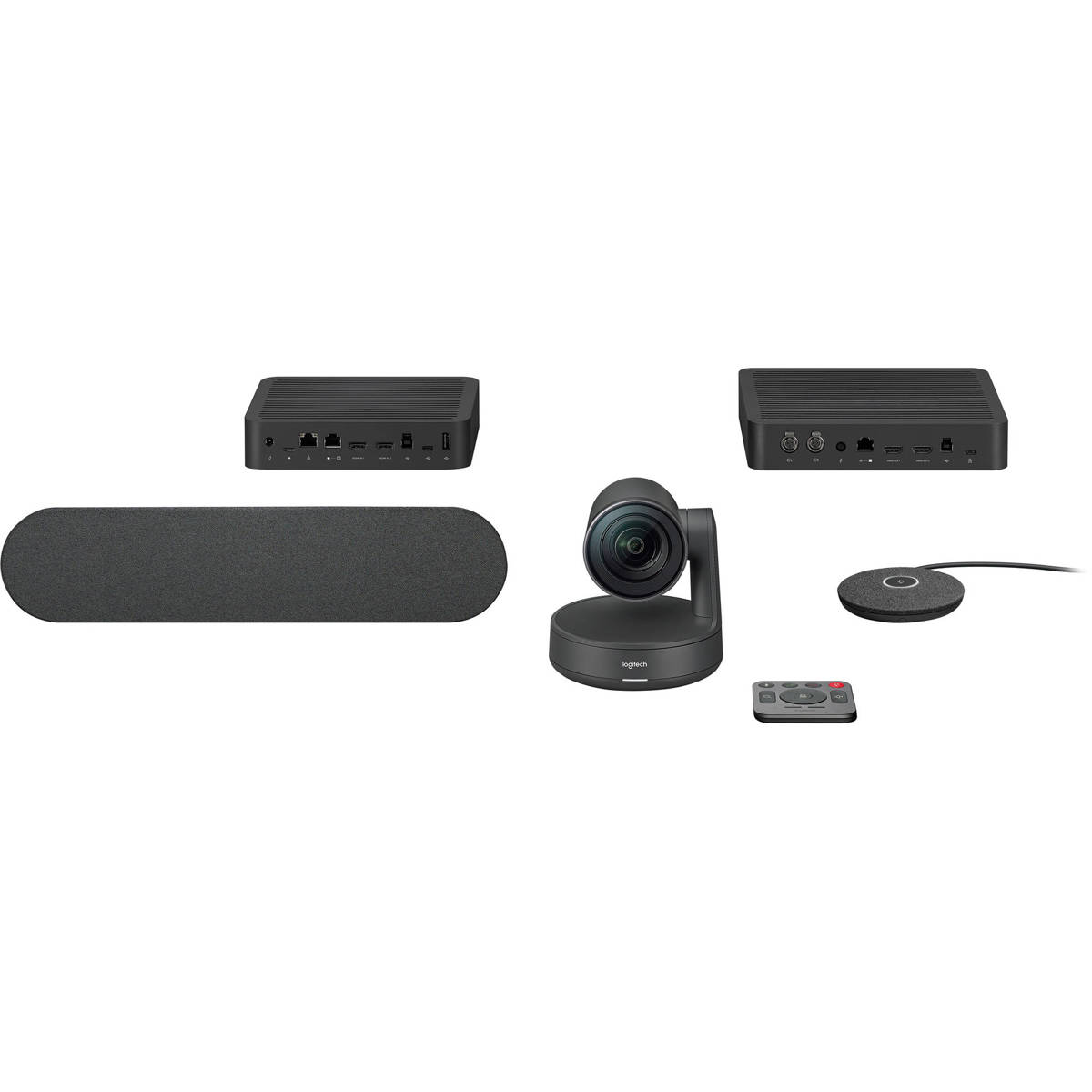 

Logitech Rally UHD 4K Conference Camera System with Speakers and Mic Pod Set