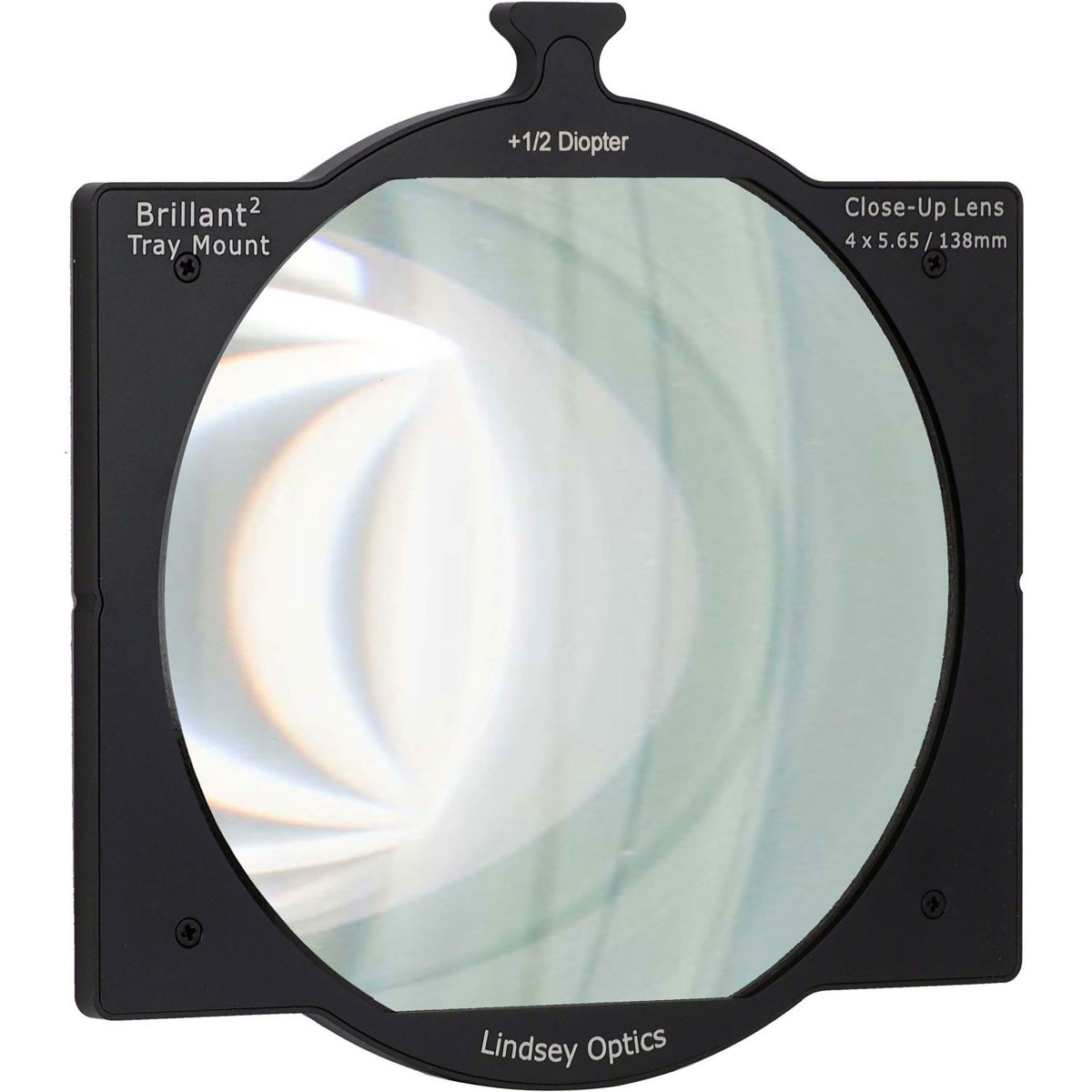 

Lindsey Optics 4x5.65" Brilliant2 Tray Mount +1/2 Diopter Studio Close-Up Lens