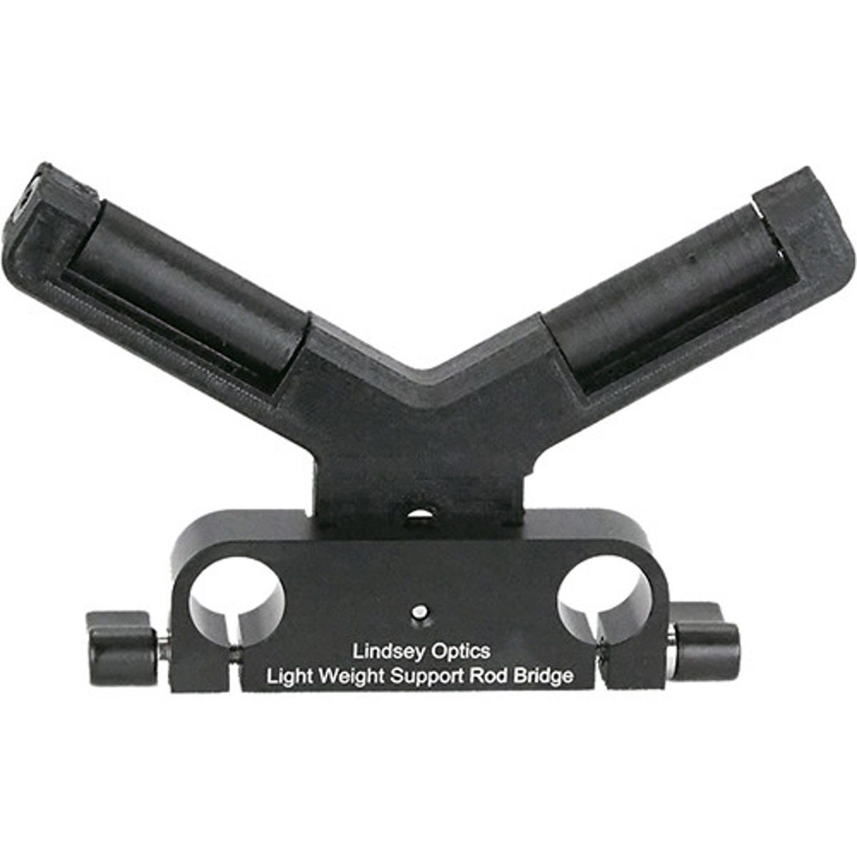 

Lindsey Optics Brilliant Lightweight Support Rod Bridge with V-Block