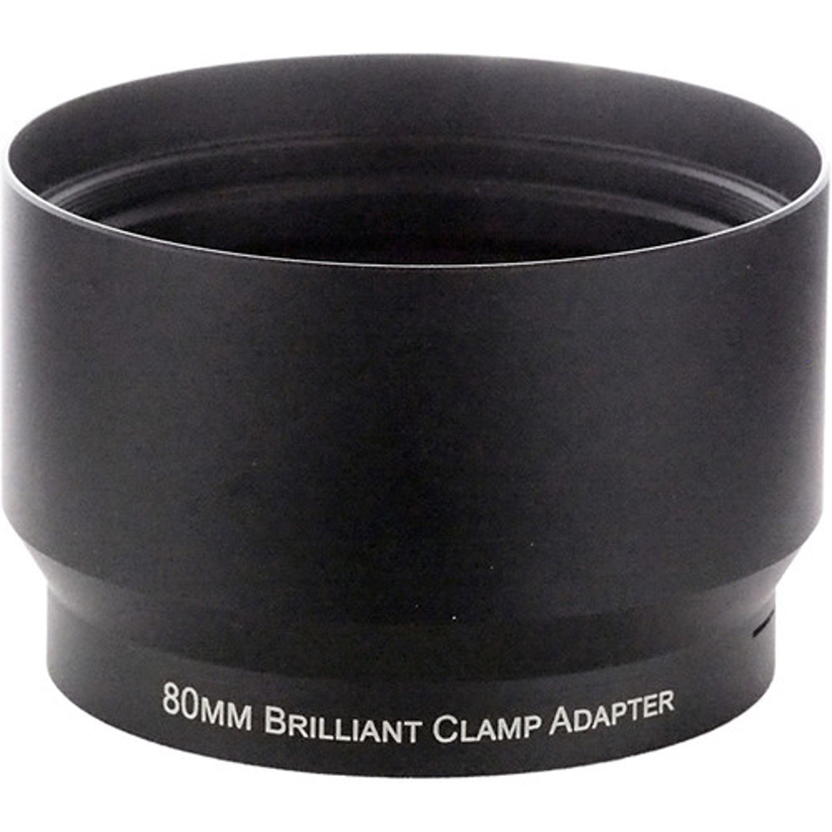 

Lindsey Optics Brilliant Clamp Adapter/Thumb Screw/80mm Barrel to M100x0.75 F