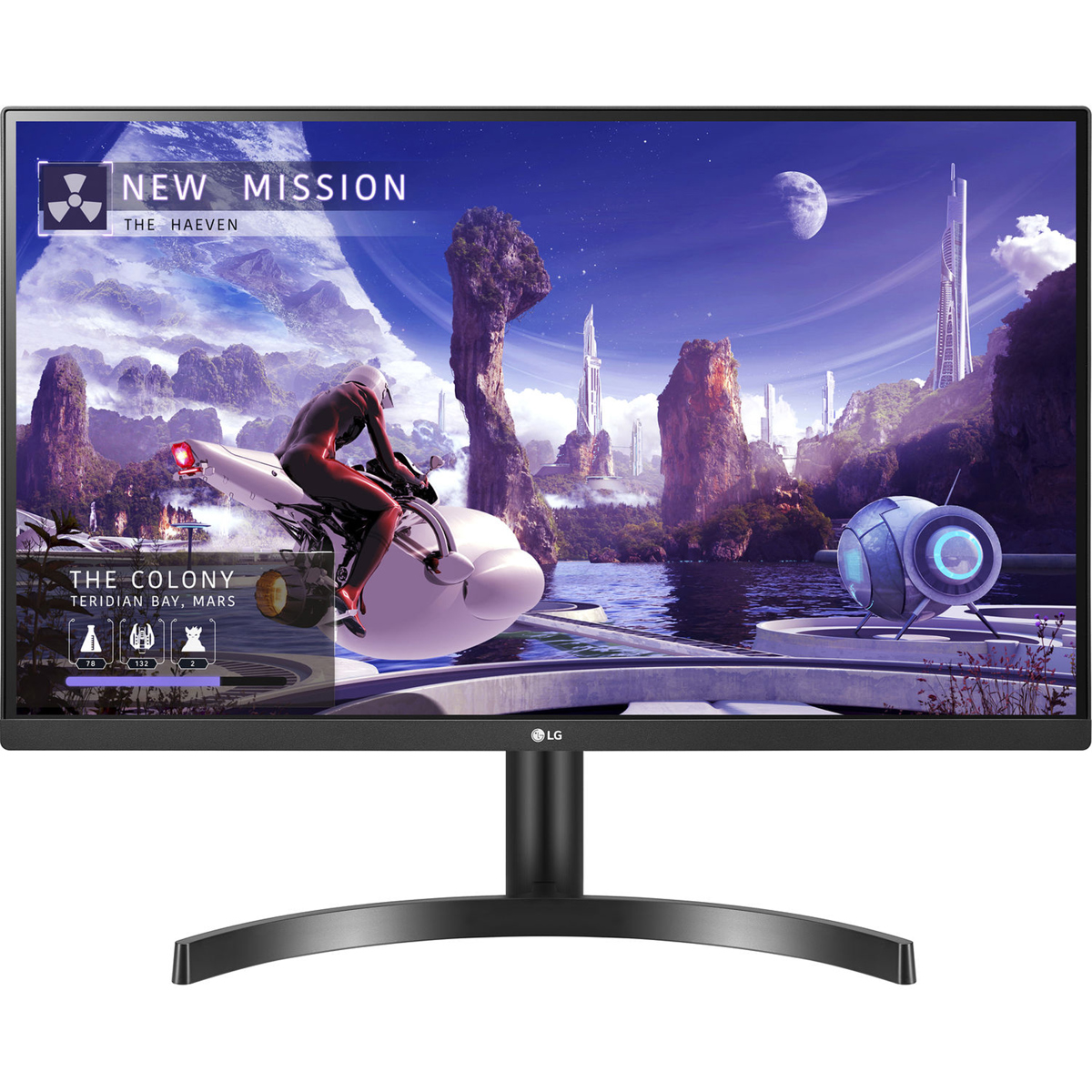 LG 27QN600-B 27-дюймовый монитор QHD IPS HDR10 с AMD FreeSync