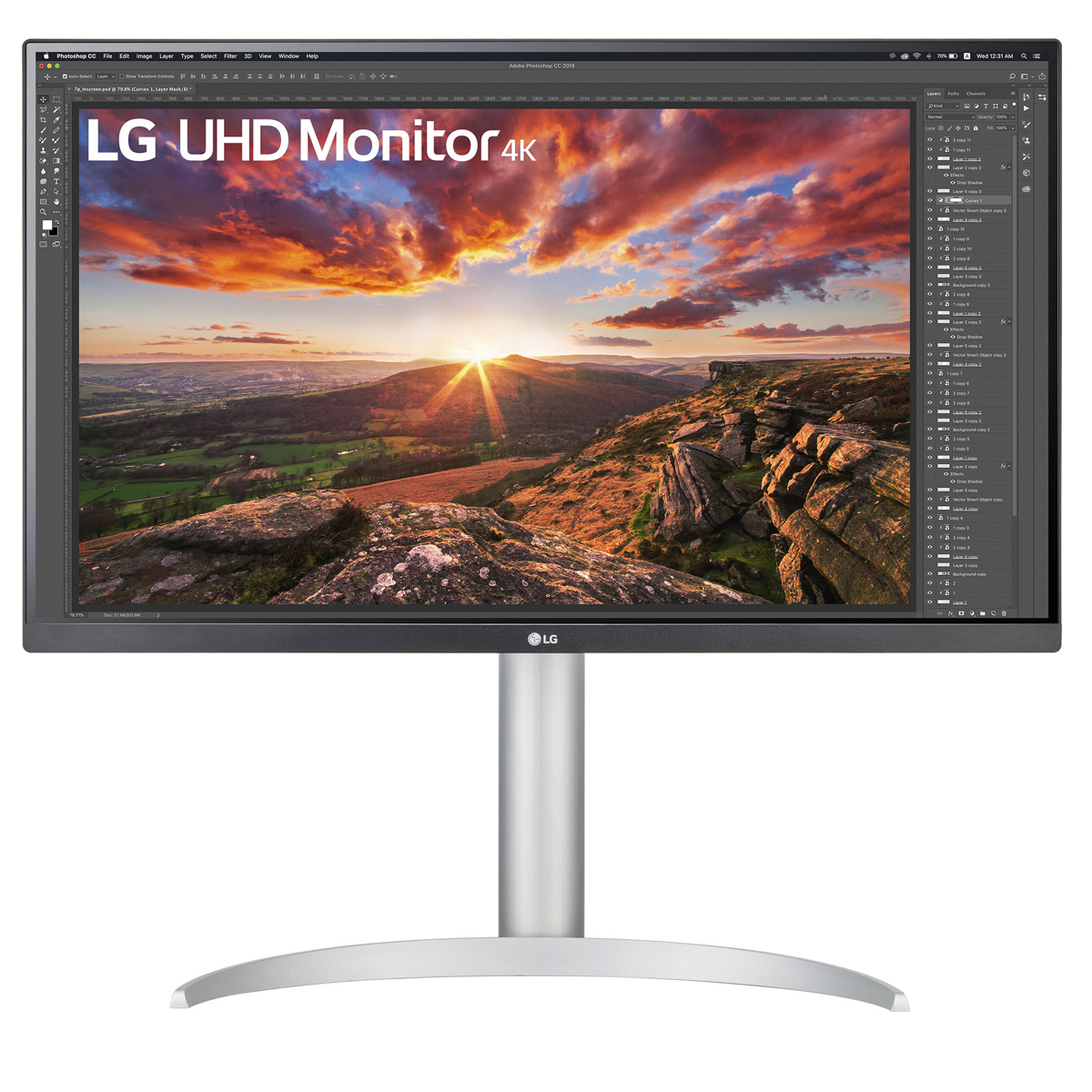 

LG 27UP850N-W UltraFine 27" 16:9 4K UHD IPS LCD HDR Monitor, Built-In Speakers