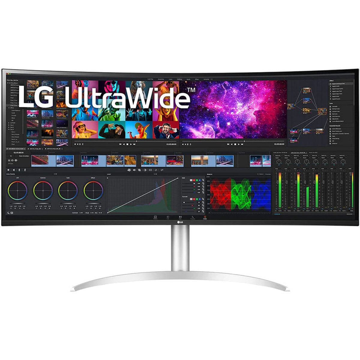 LG 40WP95C-W 39,7-дюймовый 21:9 5K2K UltraWide Изогнутый монитор Nano IPS