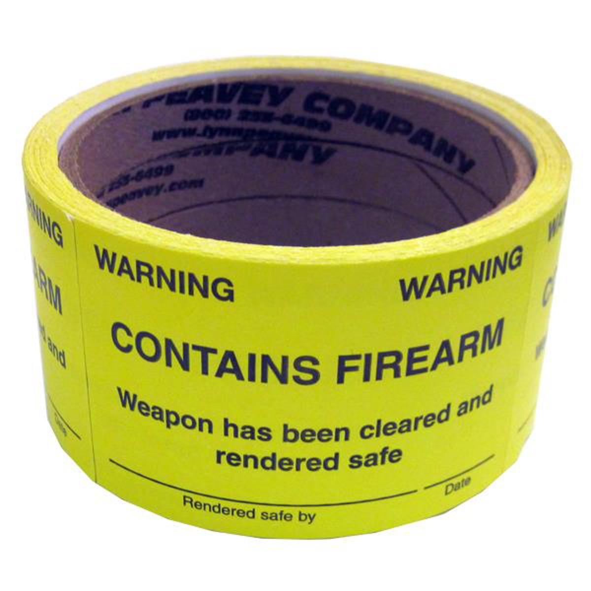

Lynn Peavey Firearms Warning Label, 100 Per Roll