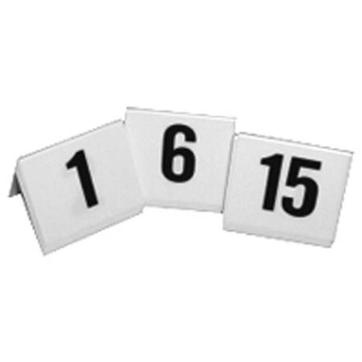

Lynn Peavey 3" 1-15 Numbered A-Frame Tent Markers, White