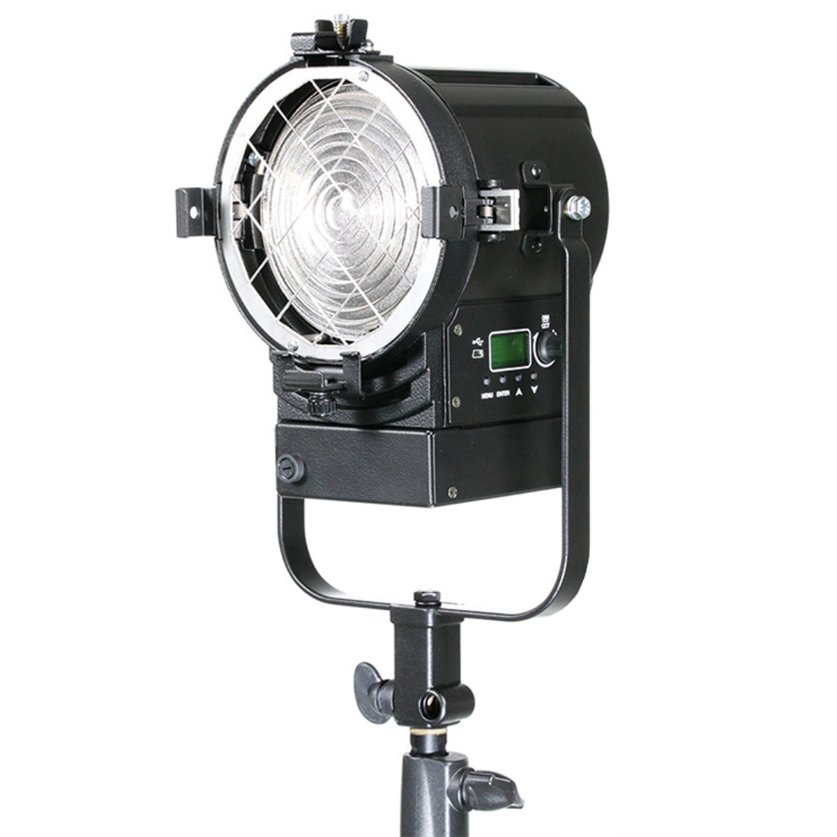 

Litepanels Studio X2 60W Bi-Color LED Fresnel Light, Pole Operated Yoke