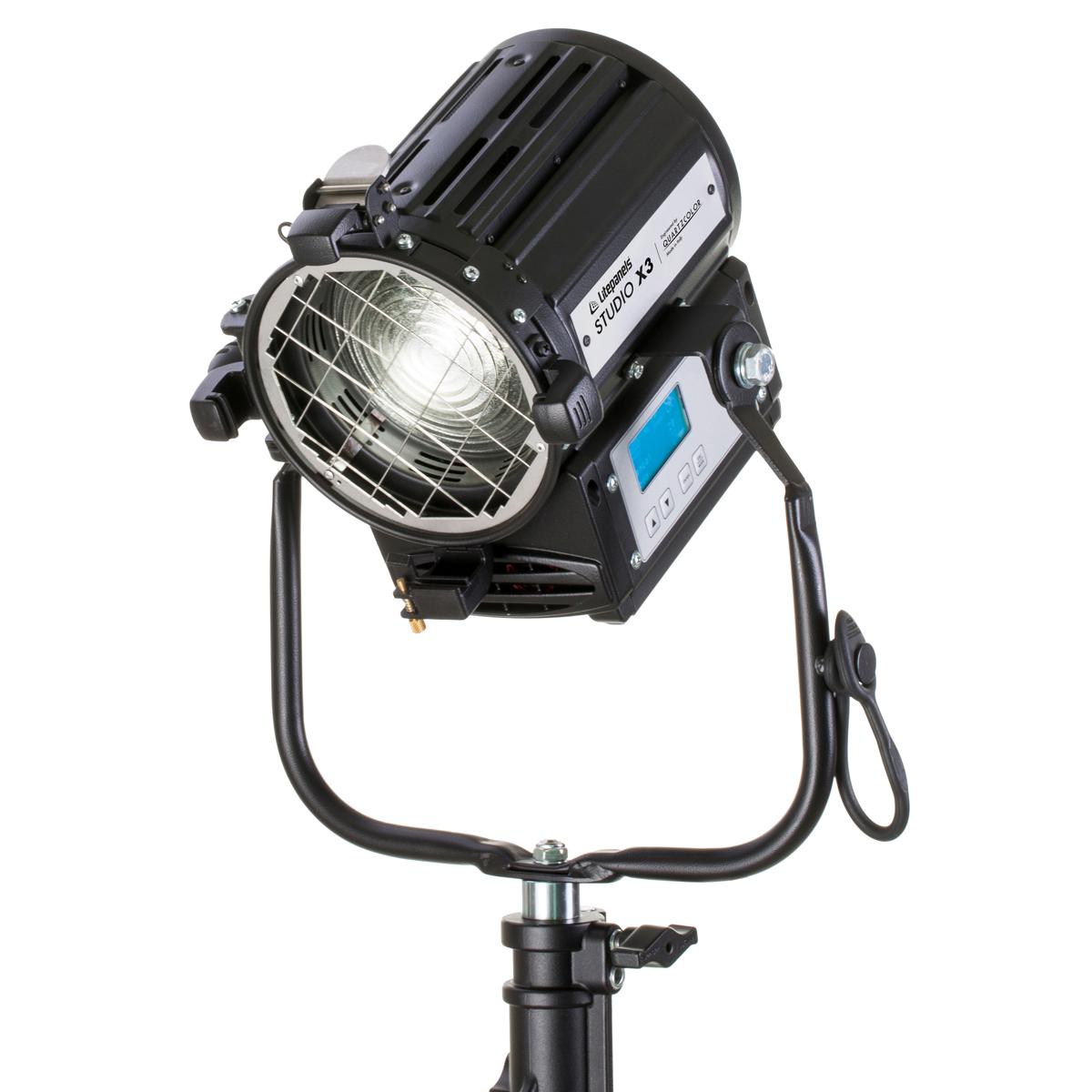 

Litepanels Studio X3 100W Daylight LED Fresnel Light, Standard Yoke