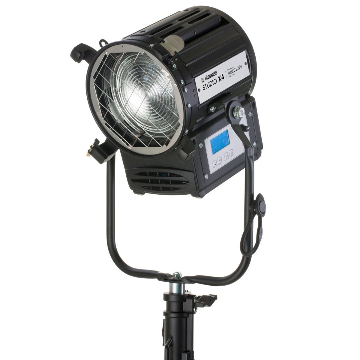 

Litepanels Studio X4 150W Daylight LED Fresnel Light, Pole Operated Yoke
