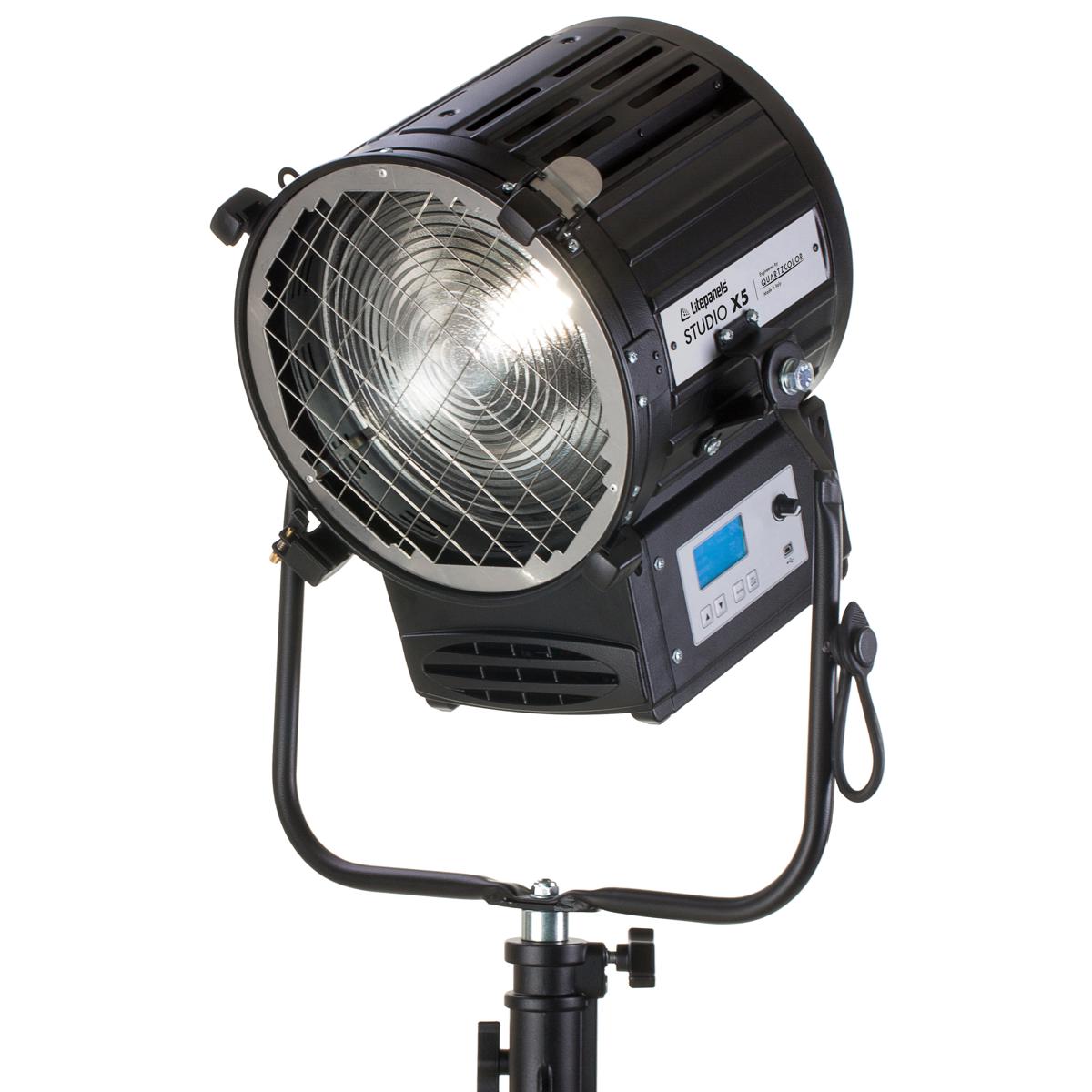 

Litepanels Studio X5 200W Tungsten LED Fresnel Light, Pole Operated Yoke