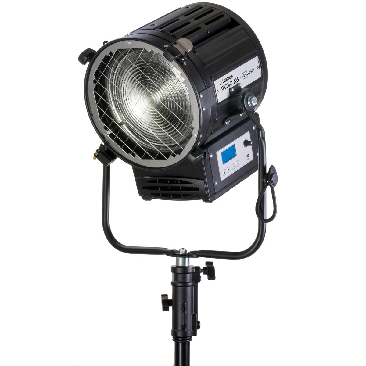 

Litepanels Studio X6 300W Tungsten LED Fresnel Light, Pole Operated Yoke
