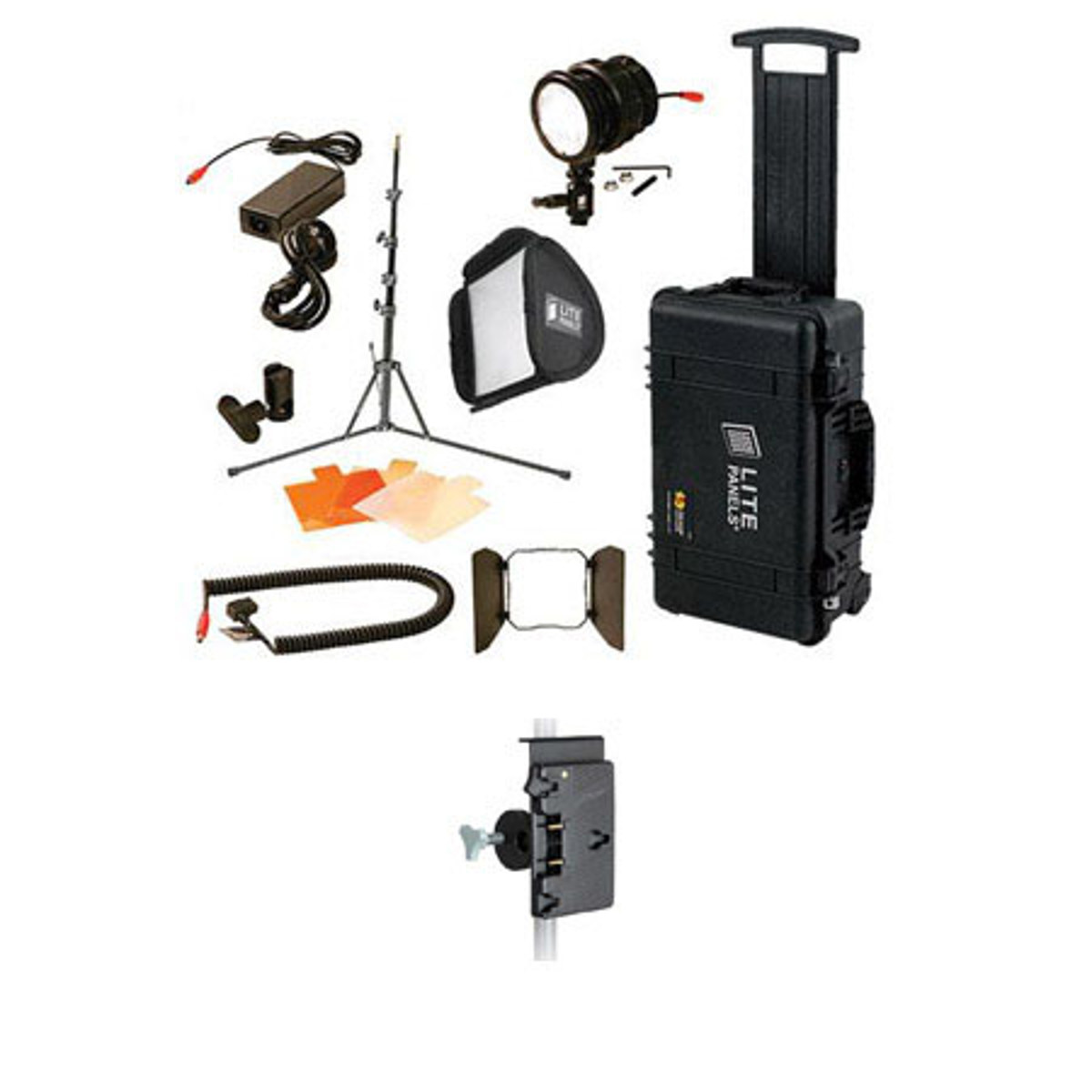 

Litepanels Sola ENG Flight Kit - Bundle - with Anton Bauer QRC-LG Gold Mount