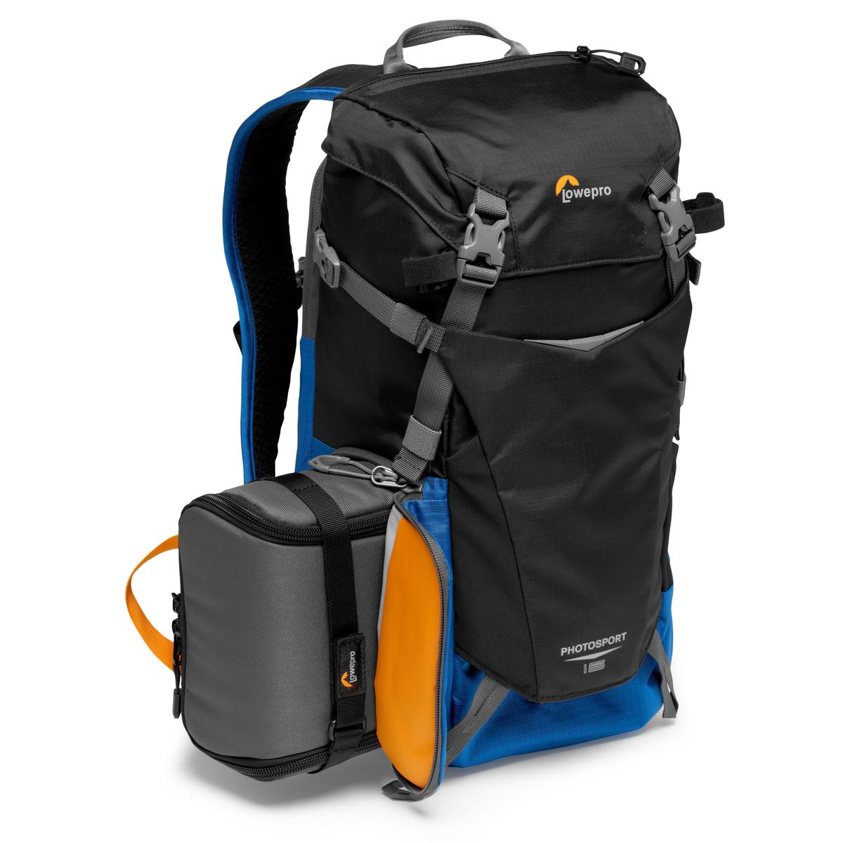 

Lowepro PhotoSport BP 15L AW III Backpack, Black/Blue