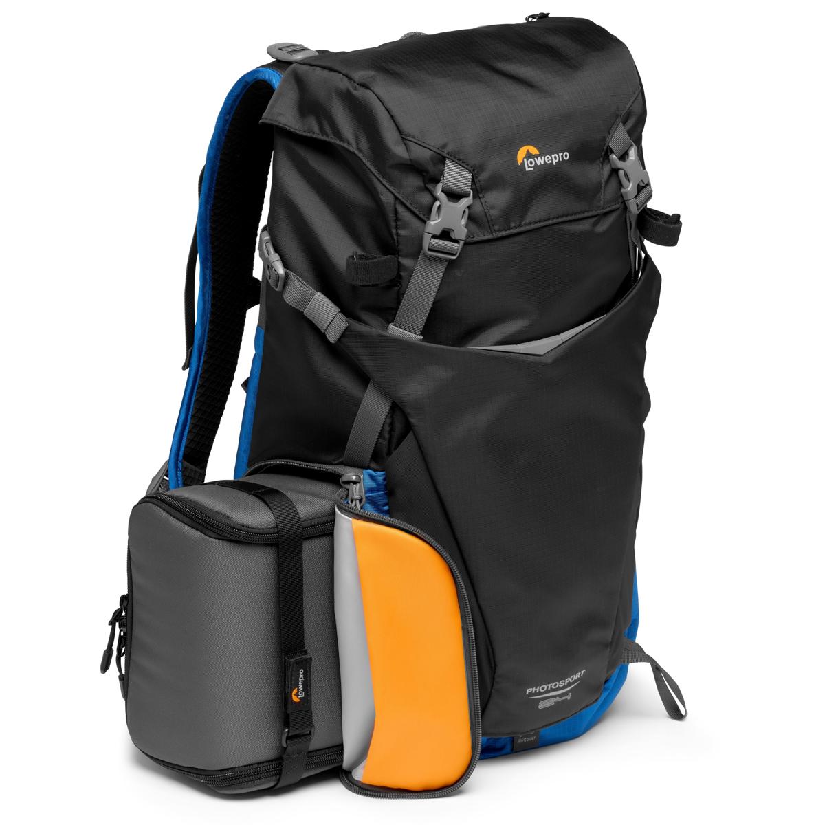 

Lowepro PhotoSport BP 24L AW III Backpack, Black/Blue