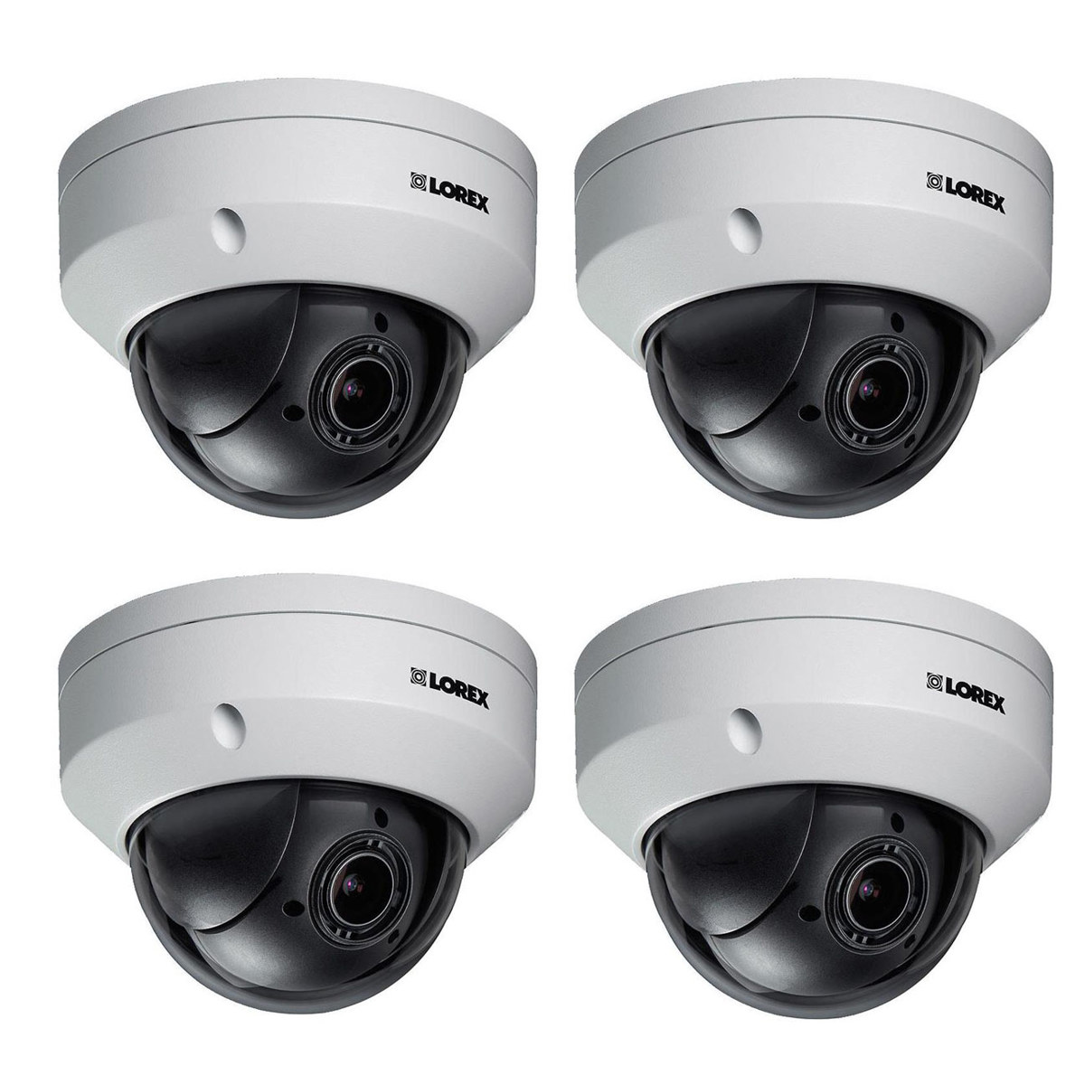 

Lorex 4x LNZ44P4B Super High Definition 4MP PTZ Dome Camera & Color Night Vision