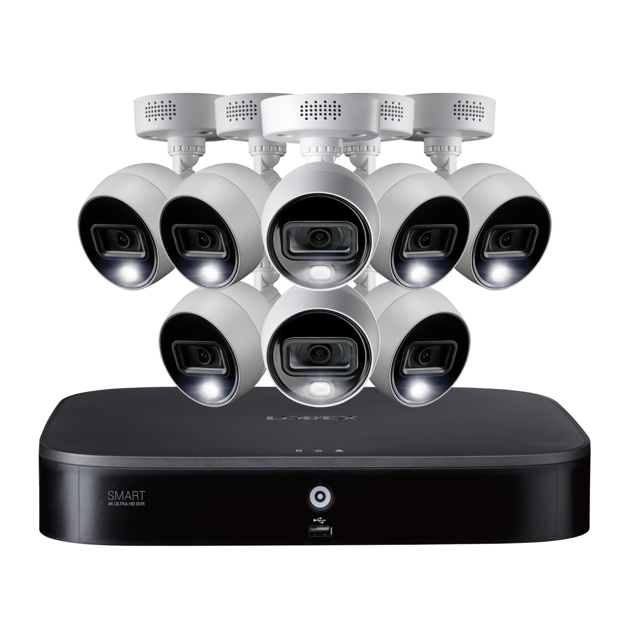 

Lorex 4K Ultra HD 8-Channel 2TB DVR Security System with 8x 8MP Bullet Cameras