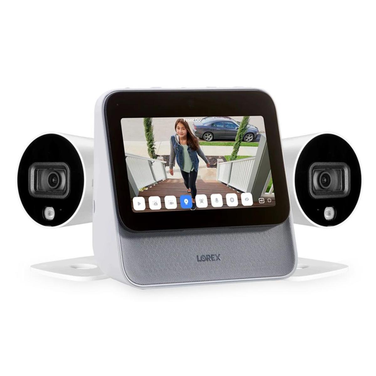 

Lorex Smart Home Security Center with 2x 1080p Indoor/Outdoor Wi-Fi Cameras