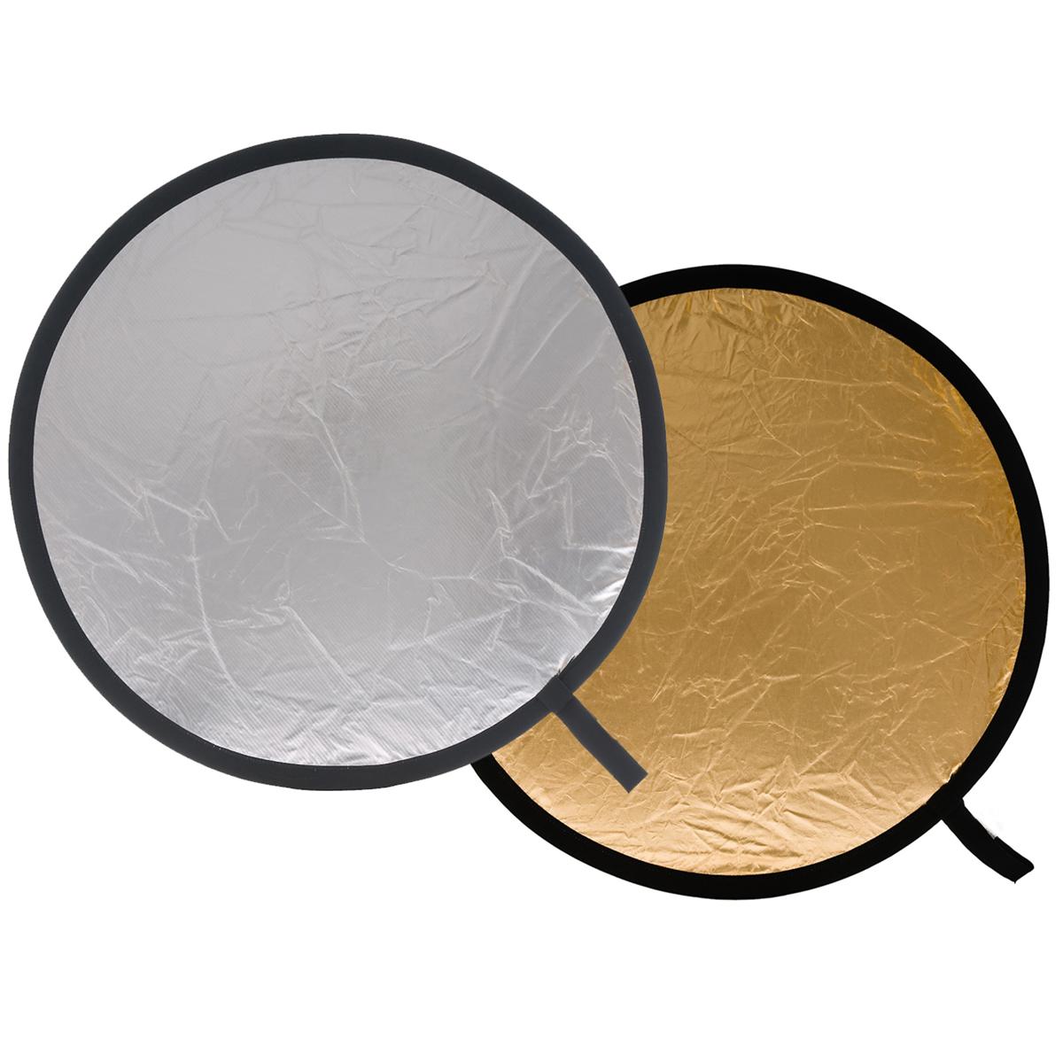 

Manfrotto 30" Circular Collapsable Reflector, Silver/Gold