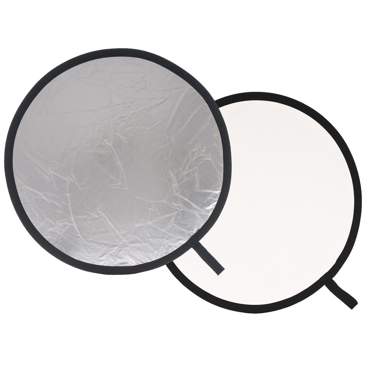 

Manfrotto 38" Circular Collapsable Reflector, Silver/White