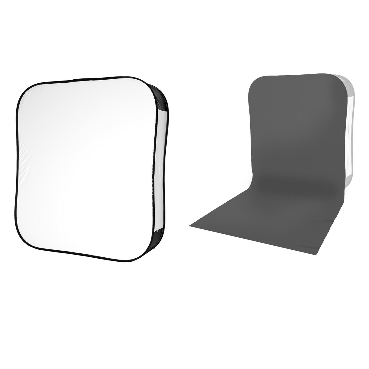 

Manfrotto 6x7' HiLite White Background, Bundle with 6x7' Bottletop Cover, Gray