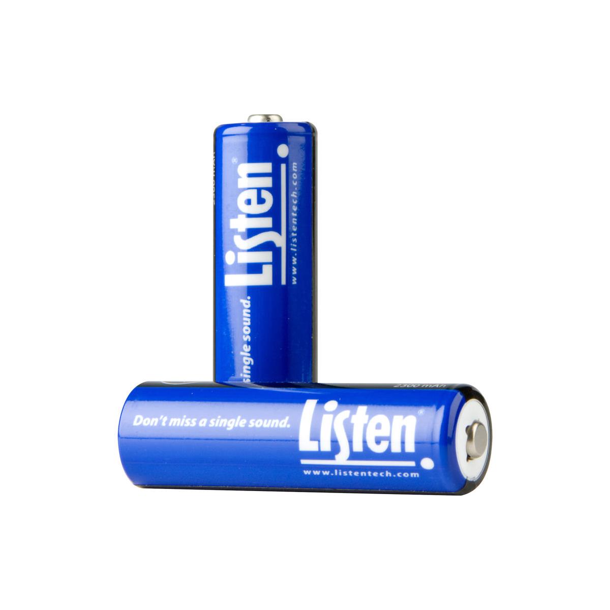 Image of Listen Technologies LA-362 Rechargeable AA NiMH Batteries