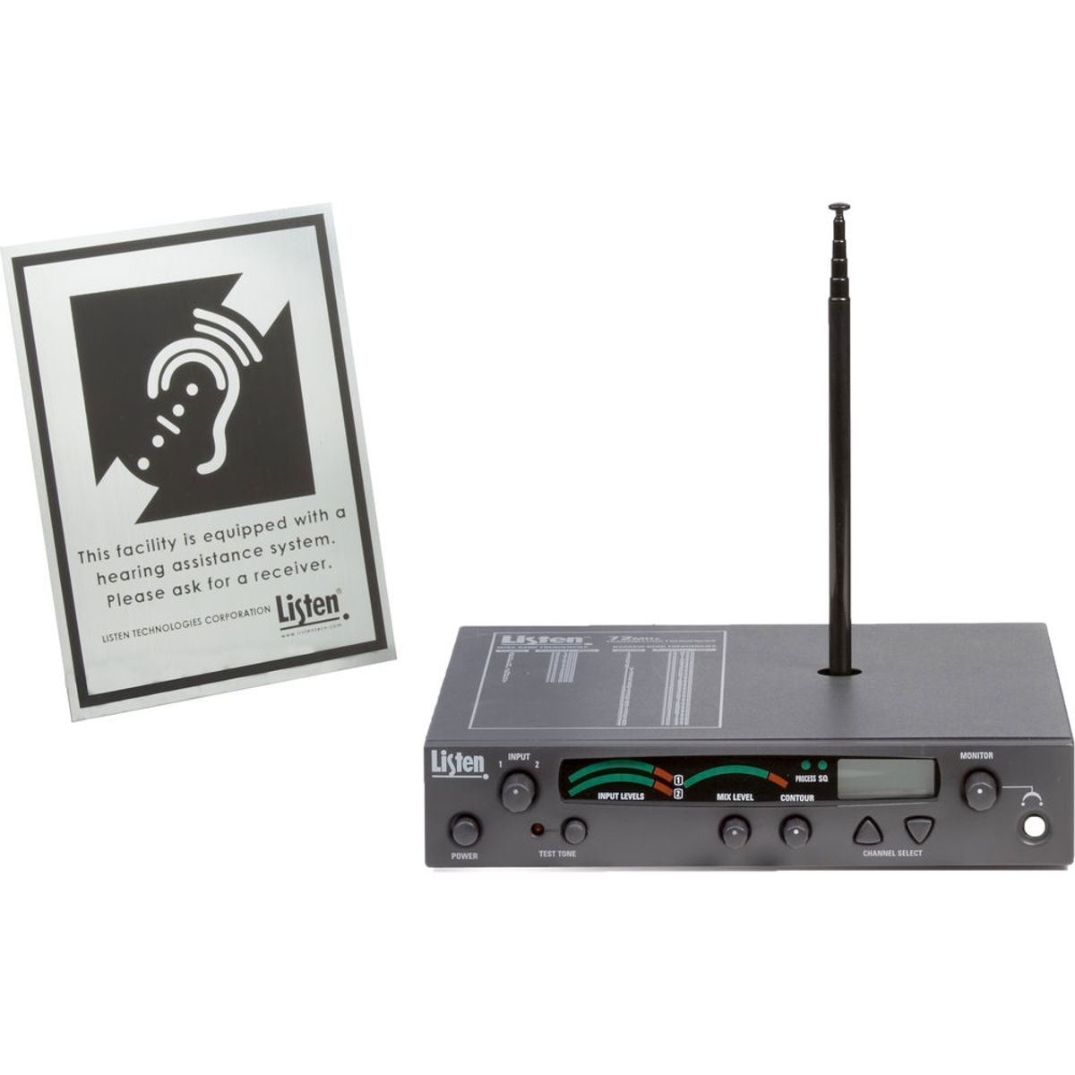 

Listen Technologies LT-800-072-P1 Stationary RF Transmitter Package 1, 72 MHz