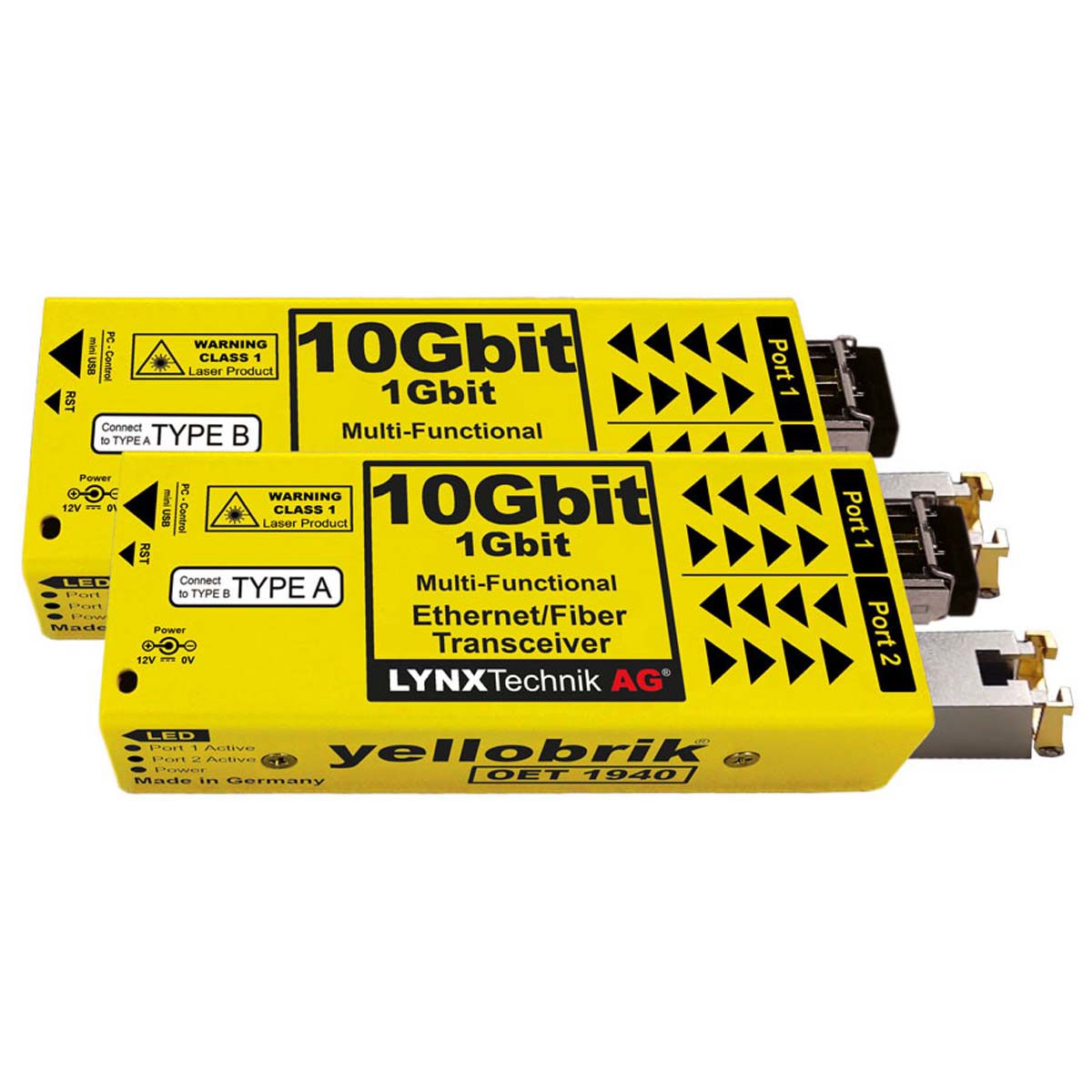 

Lynx Technik AG OBD 1910 MM 10Gbit/s Multimode to Bi-Directional Transceiver