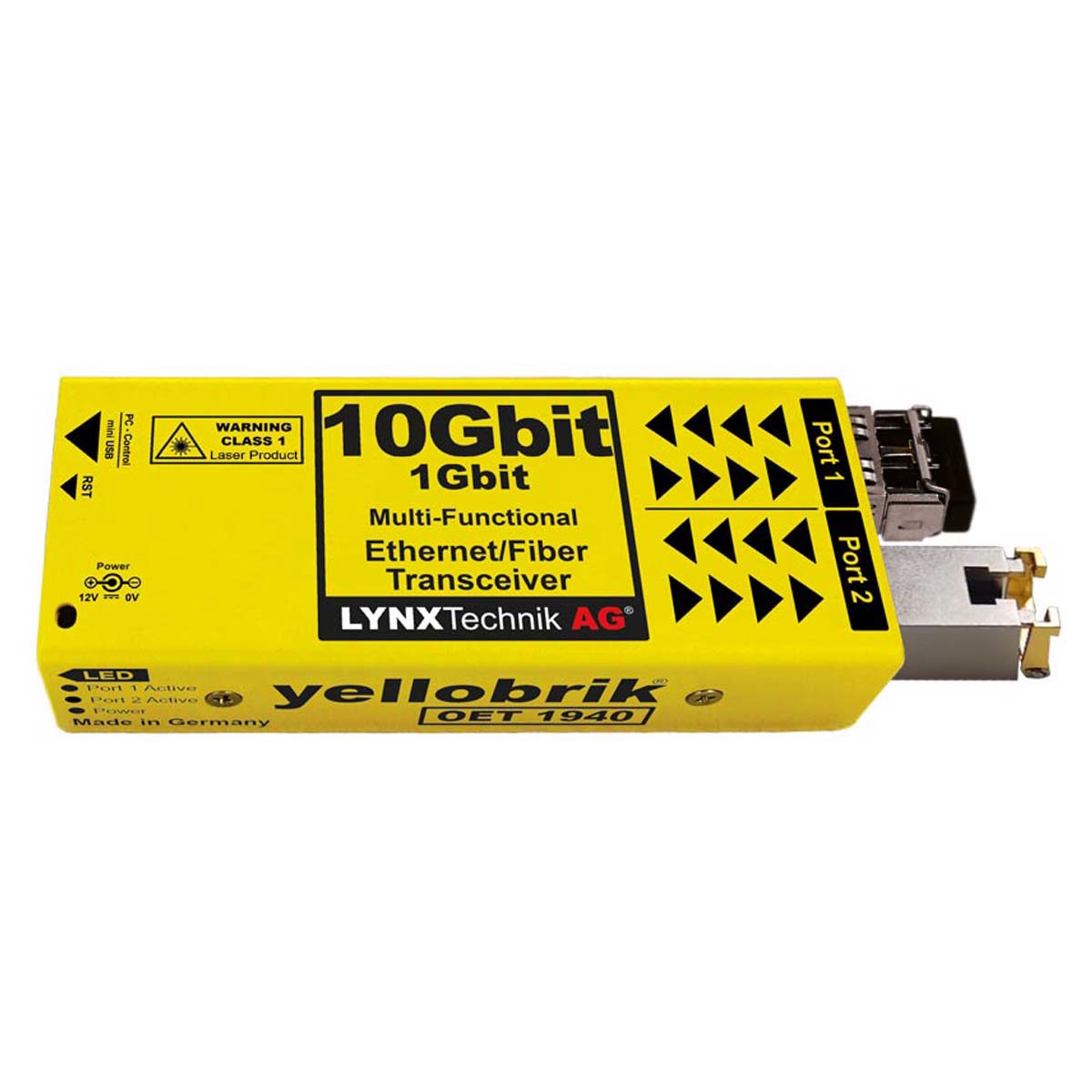 

Lynx Technik AG yellobrik OET 1940 MC 10Gbit/s Multimode-CWDM Fiber Transceiver