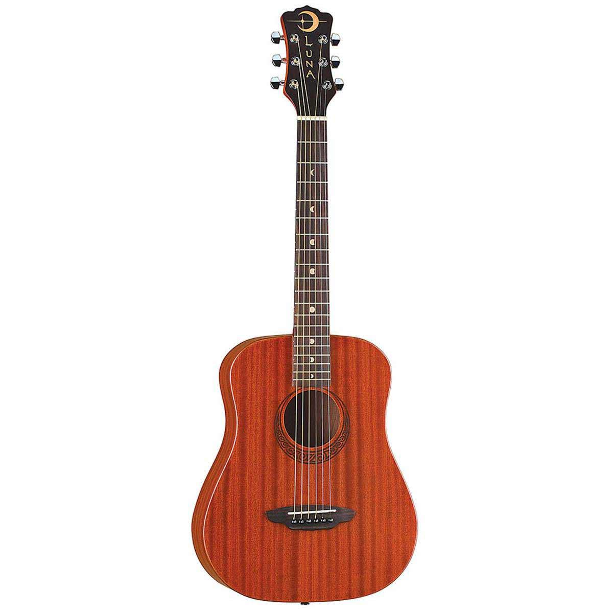 

Luna Safari Muse Travel Mahogany Acoustic Guitar with Gigbag, Satin Natural