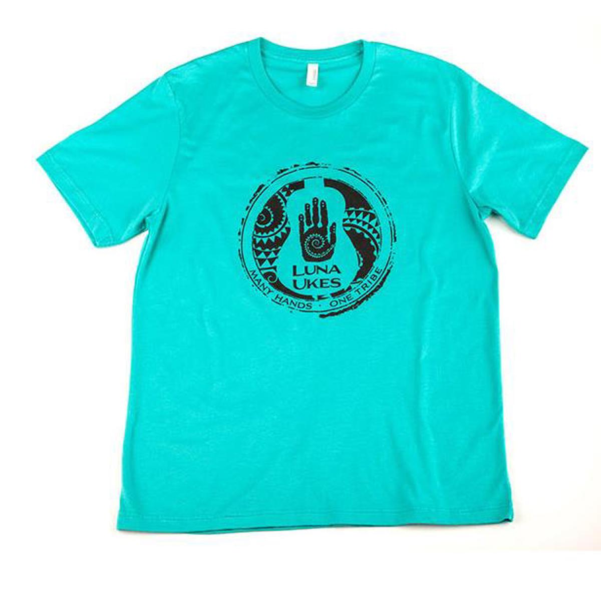

Luna Many Hands T-Shirt, Large, Teal