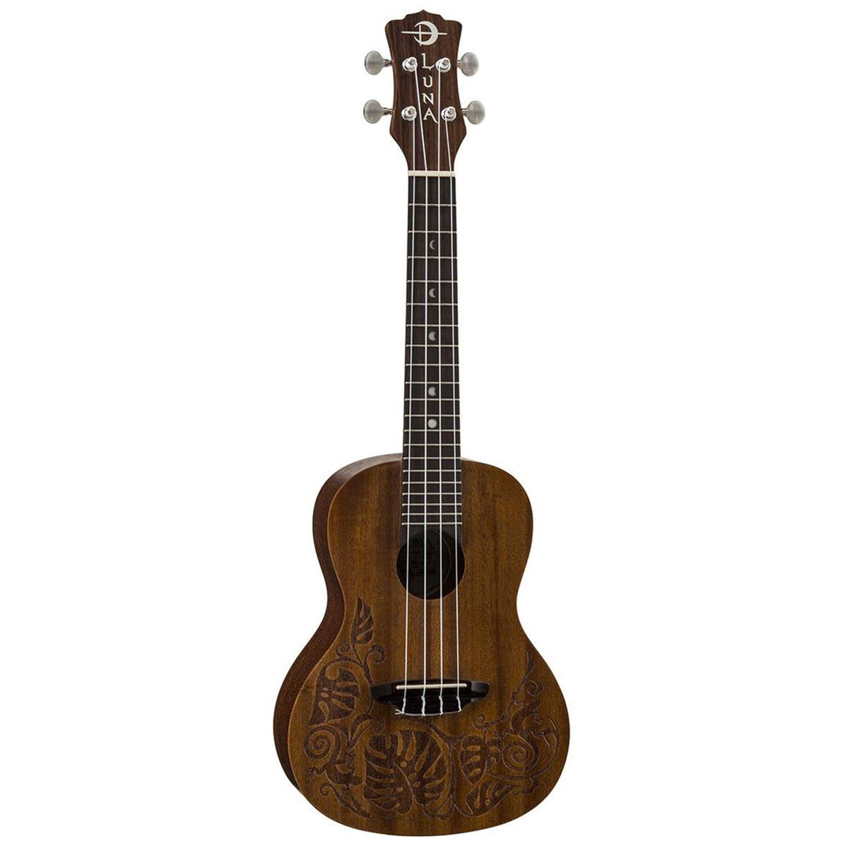 

Luna Uke Lizard Concert Mahogany Acoustic Ukulele, Satin Natural