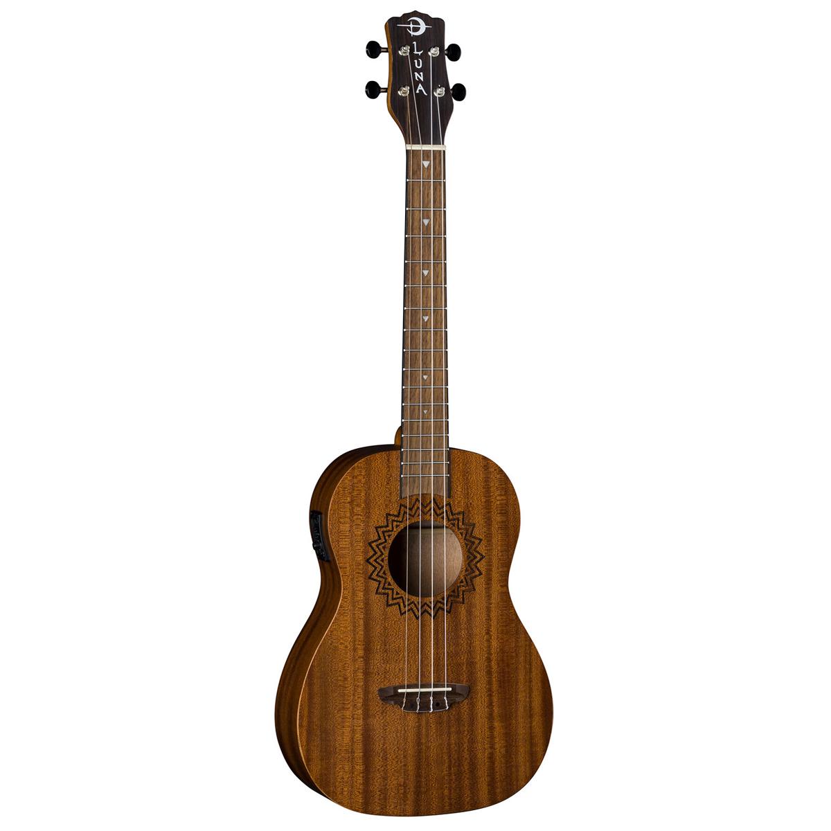 

Luna Uke Vintage Mahogany Baritone Acoustic/Electric Ukulele, Satin Natural