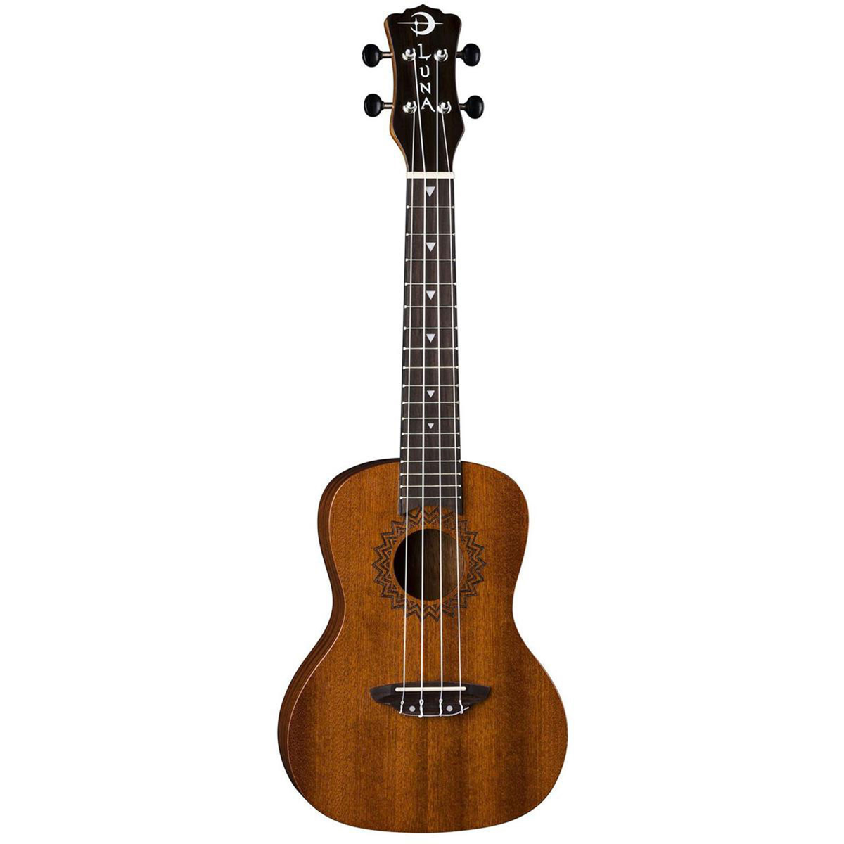 

Luna Uke Vintage Mahogany Concert Acoustic Ukulele Pack, Satin Natural