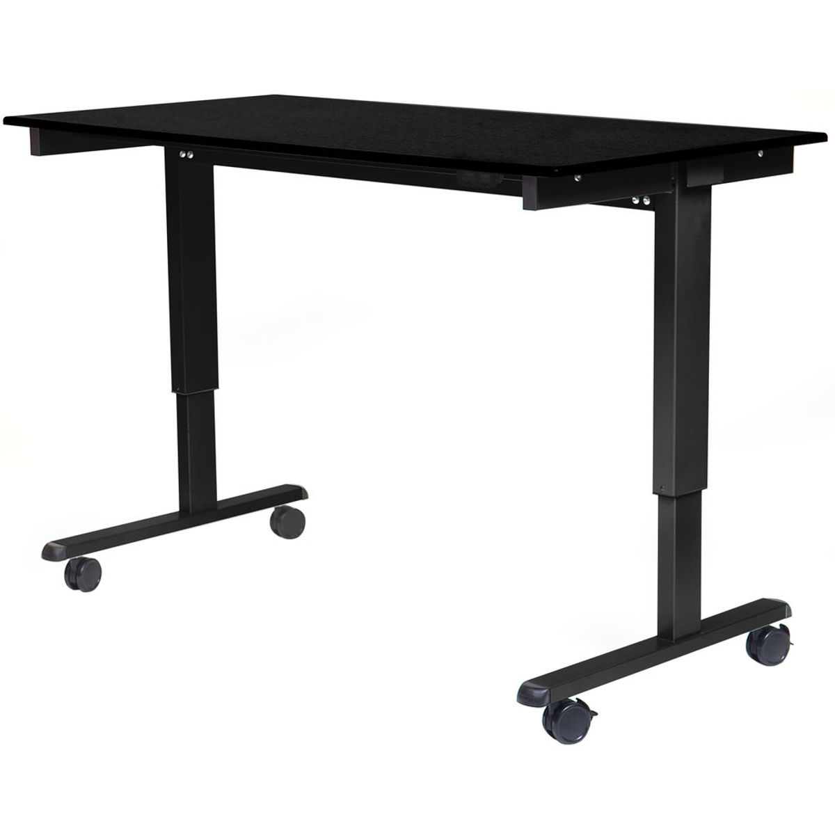 

Luxor 60" 3-Stage Dual-Motor Electric Standing Desk, Black Oak Desk, Black Frame