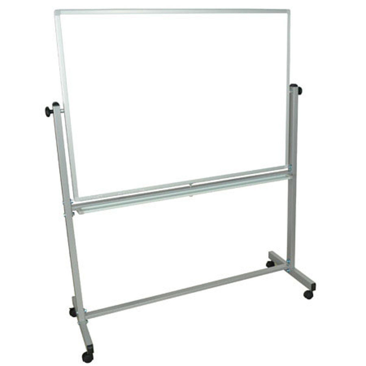 

Luxor MB4836WW 48x36" Medium Reversible Magnetic Mobile Whiteboard, White/White