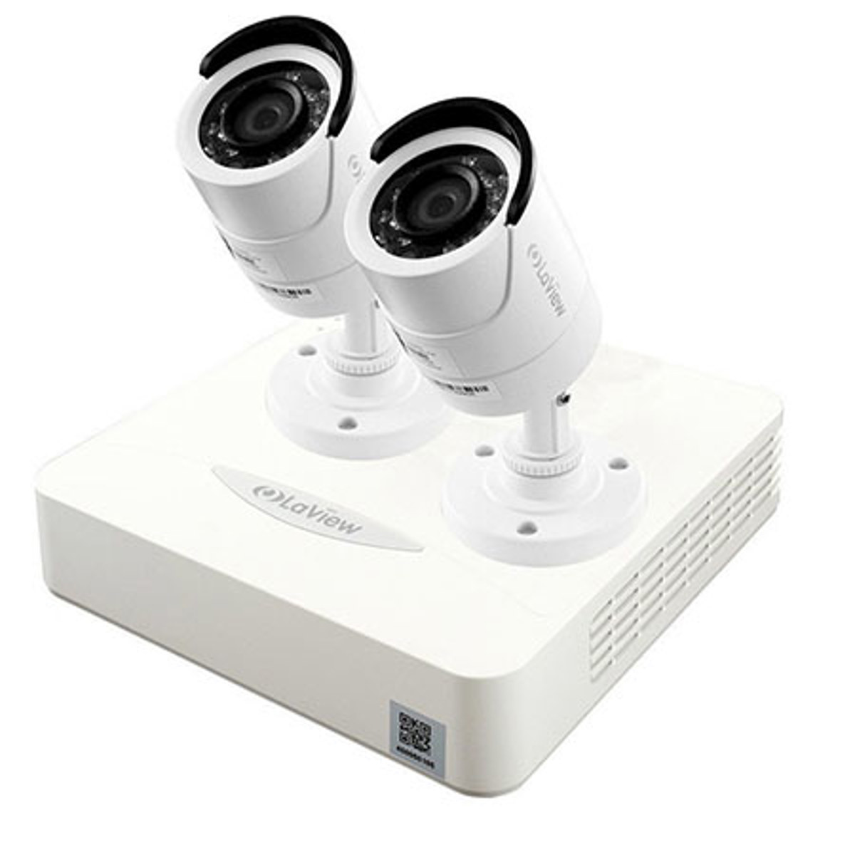 

LaView LV-KDV2402W1 Security System, Includes 960H DVR, Cameras, White