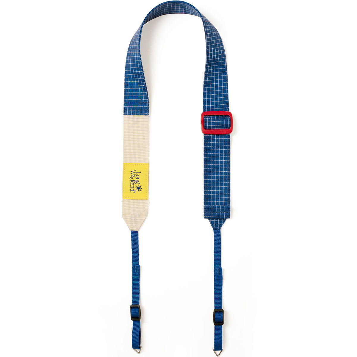 Image of The Long Weekend Adjustable Camera Neck Strap Creme-Multi