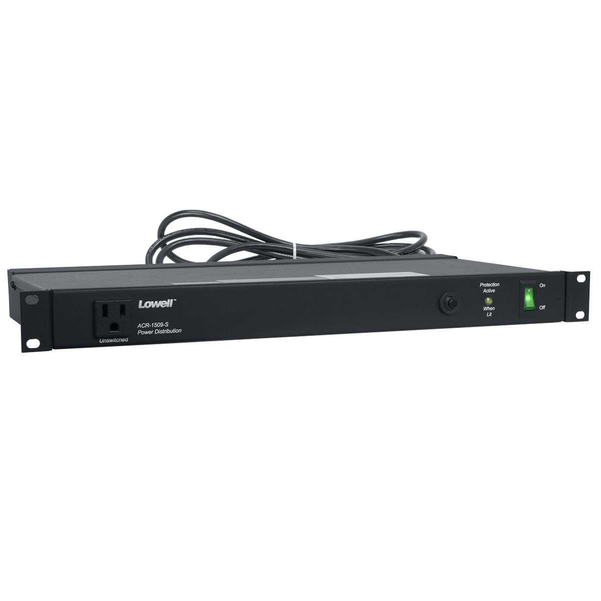 

Lowell Manufacturing ACR-1509-S 15A Panel, 9 Outlets, Surge Suppression with LED