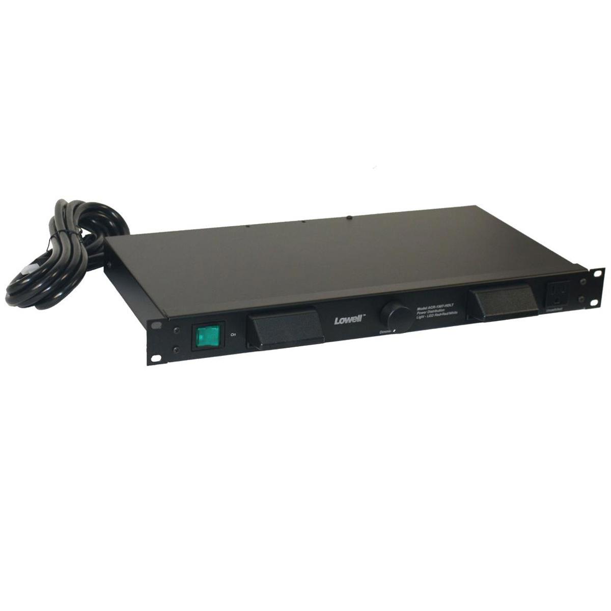 

Lowell Manufacturing ACR-1507-HDLT 1U Rackmount Panel with 2-Hooded Lights