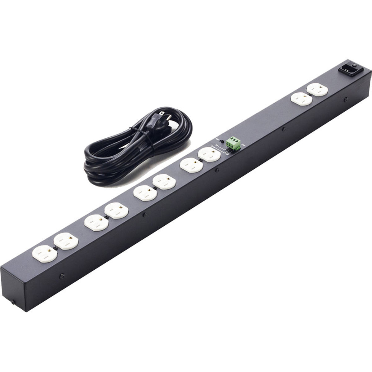 

Lowell Manufacturing ACS-1510-RPC 15A Power Strip with RPC, 6' Cord, 10 Outlets