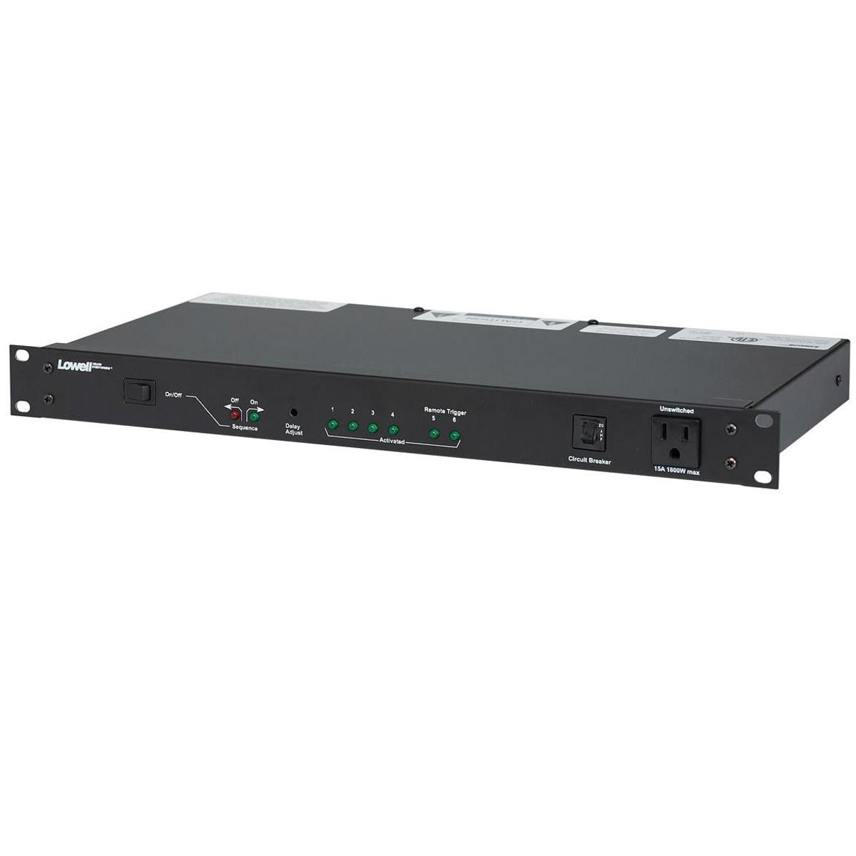 

Lowell Manufacturing ACR-SEQ6-2009 20A Panel, 9 Outlets, 4-Step Sequencer