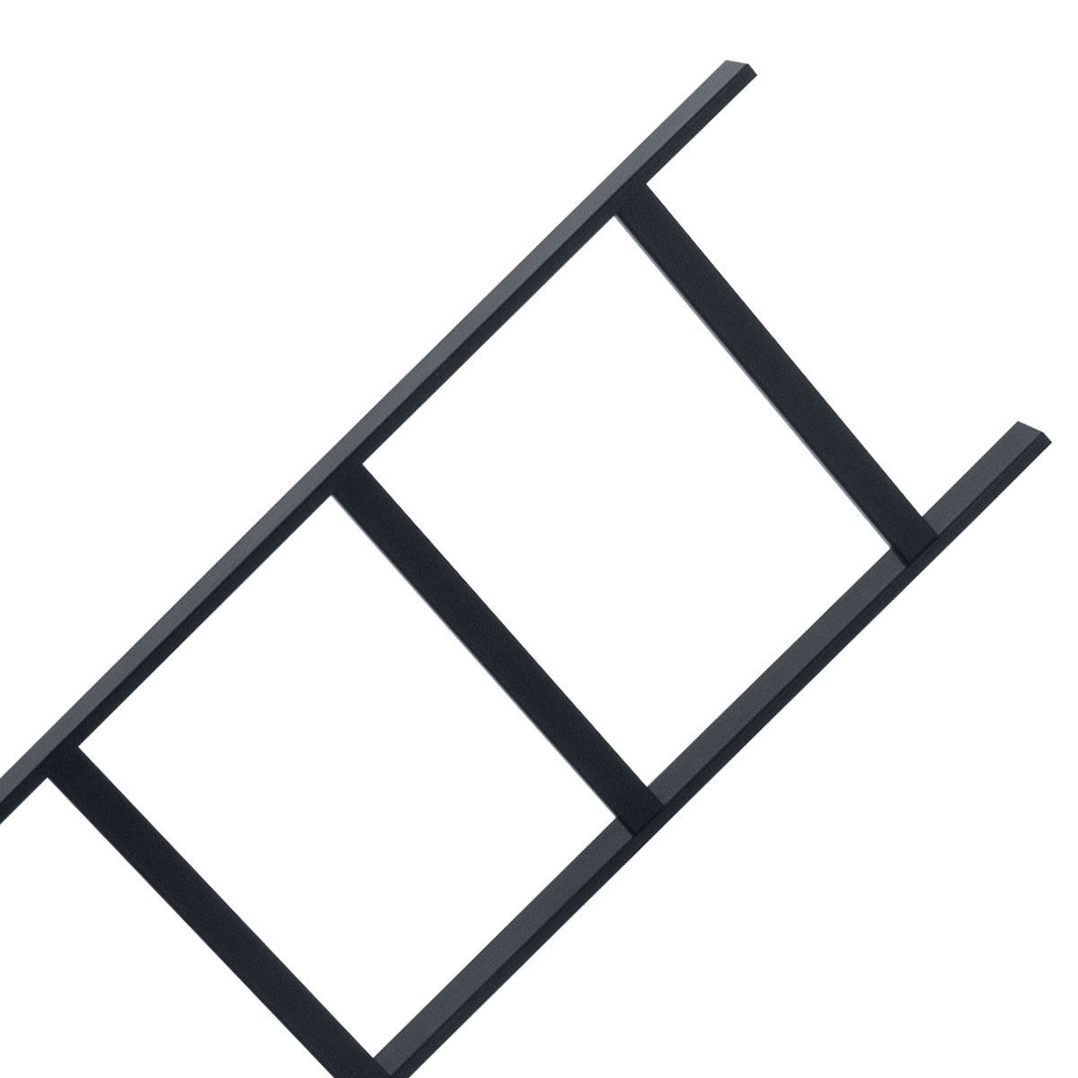 

Lowell Manufacturing CL-1210 12"x10' Steel Cable Ladder, Black