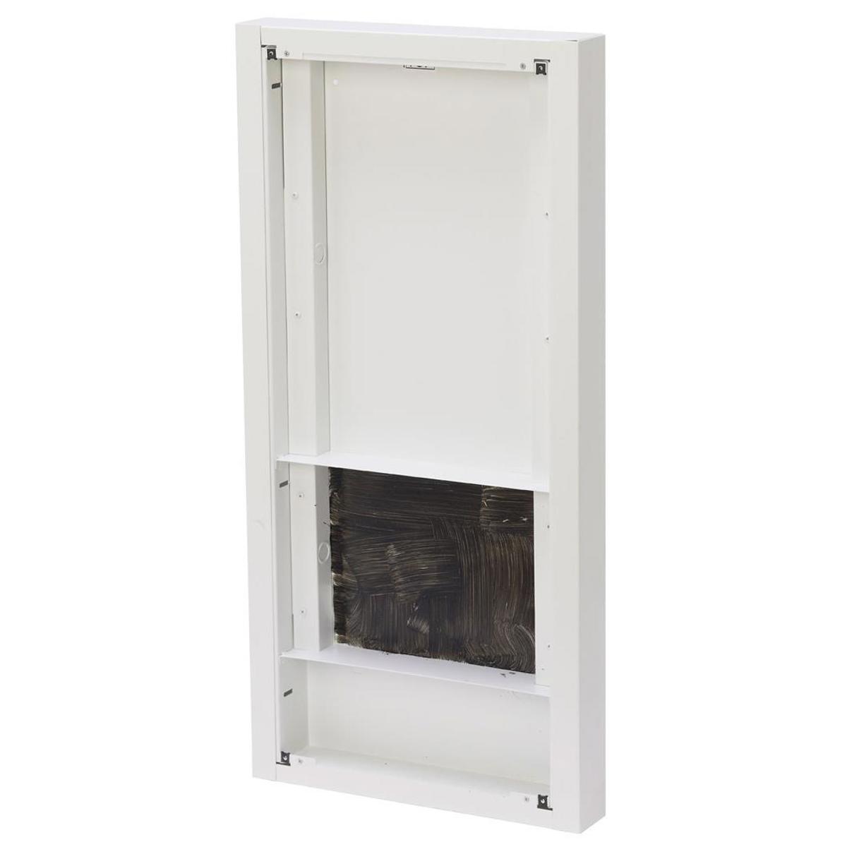 

Lowell Manufacturing CTC-BXS Steel Surface-Mount Backbox, Clock/Speaker, White