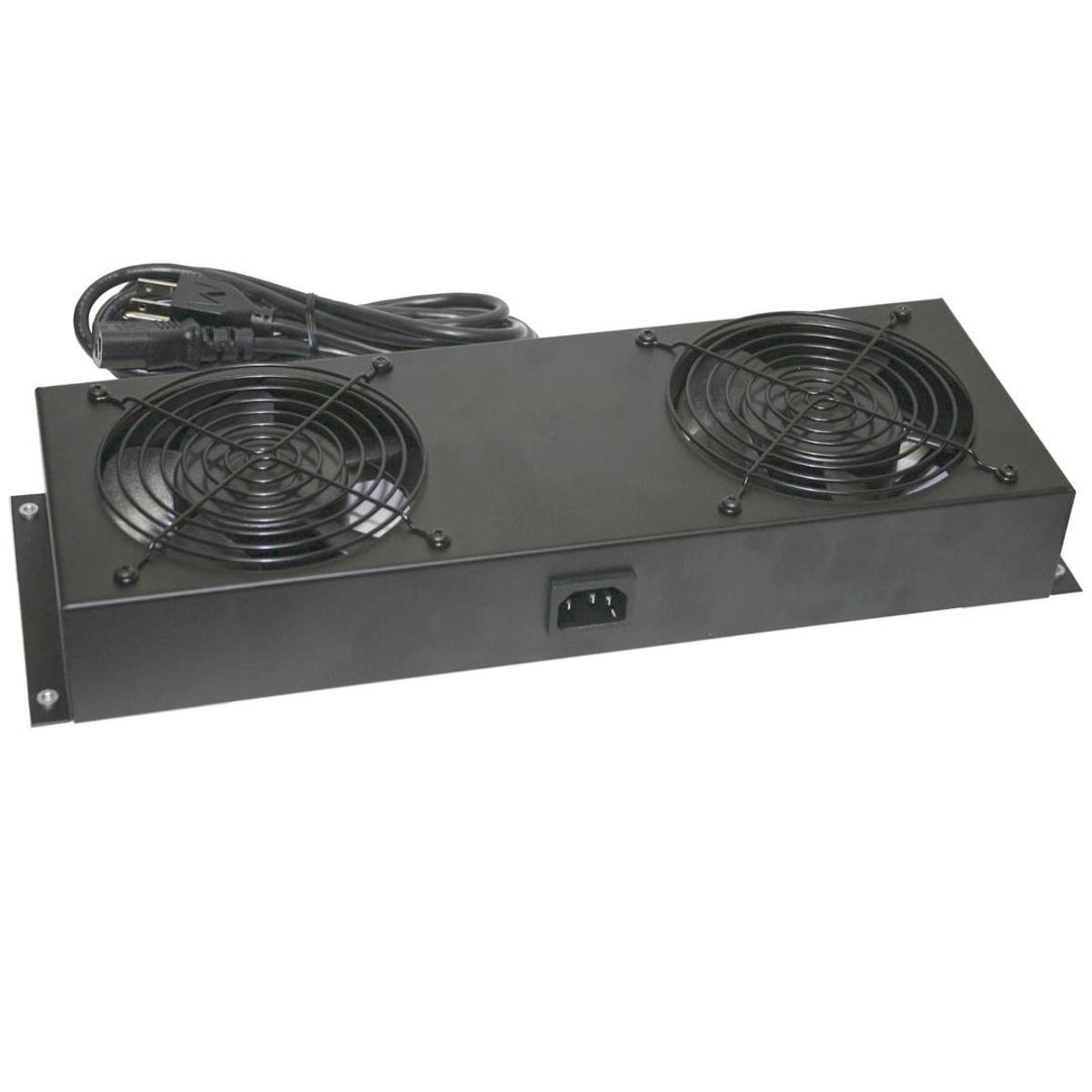 

Lowell Manufacturing FW2-RDT Panel,2x 4.7" Fans & 6' Thermo-Cord with Thermostat