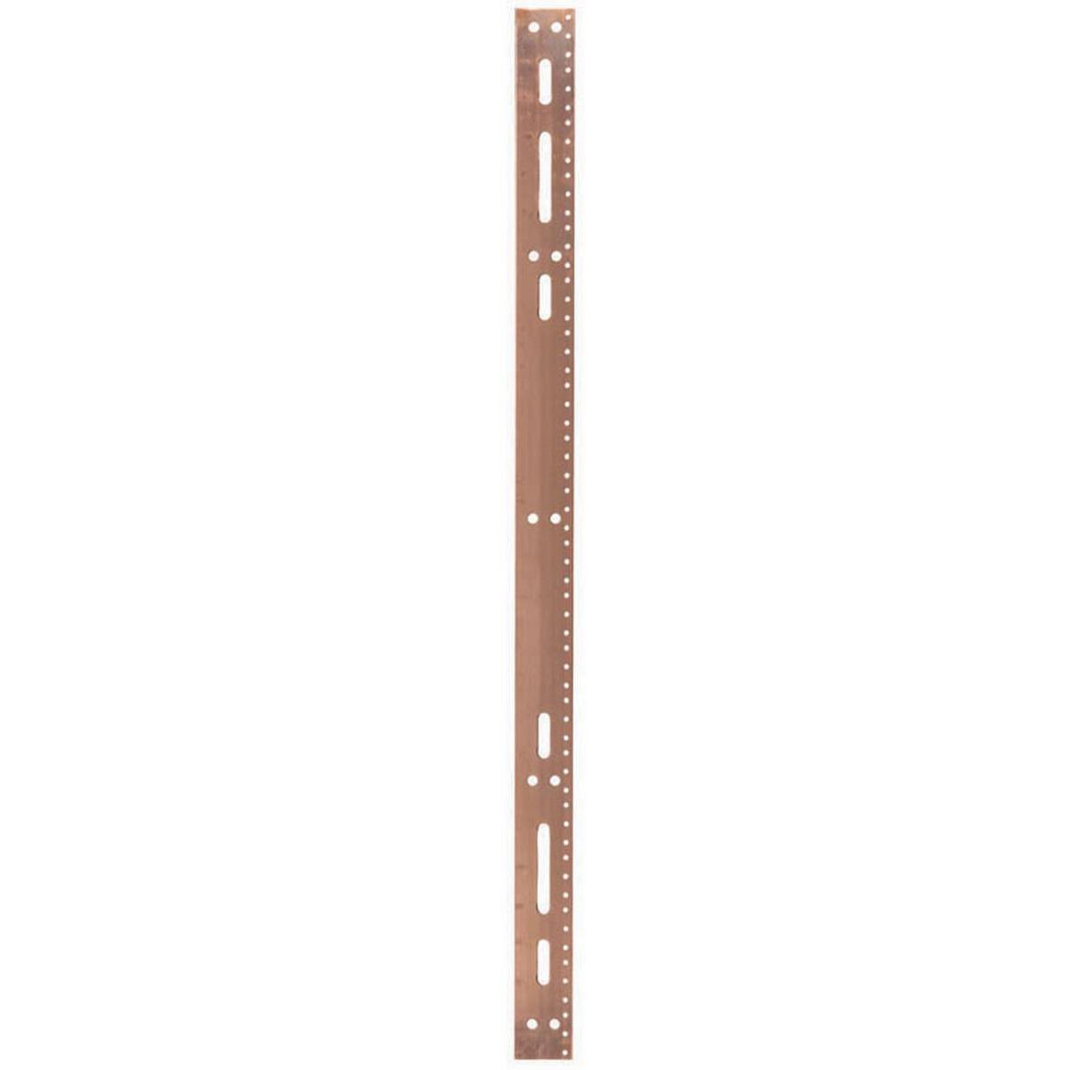 

Lowell Manufacturing GBB-36 72" Grounding Bus Bar with Slots for Rackmount