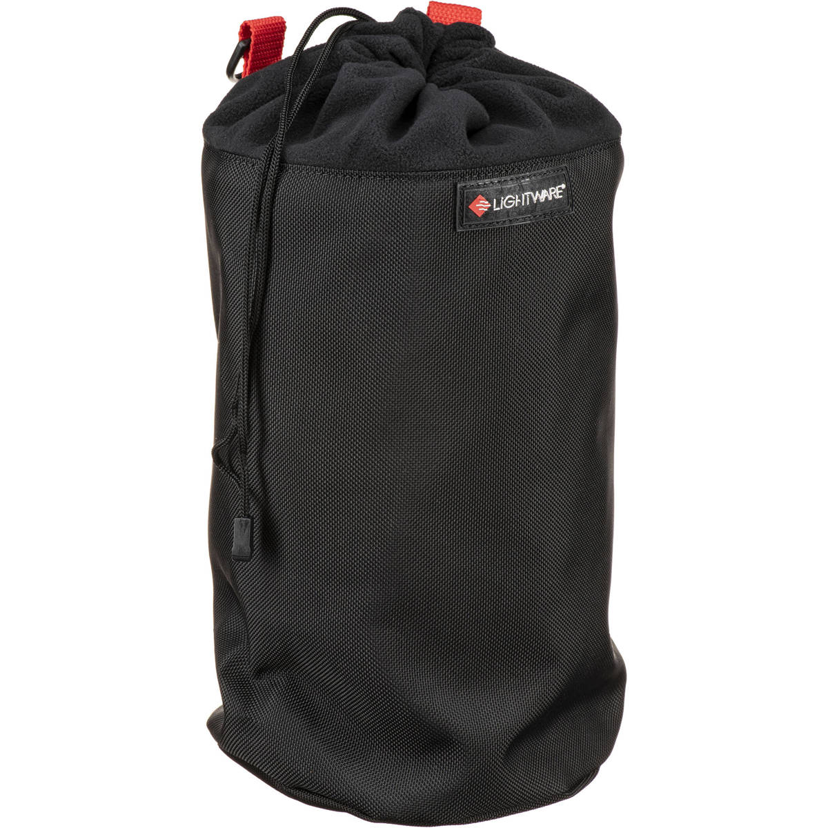 

Lightware Extra Large Fleece Storage Pouch with Drawer String Closure, Black