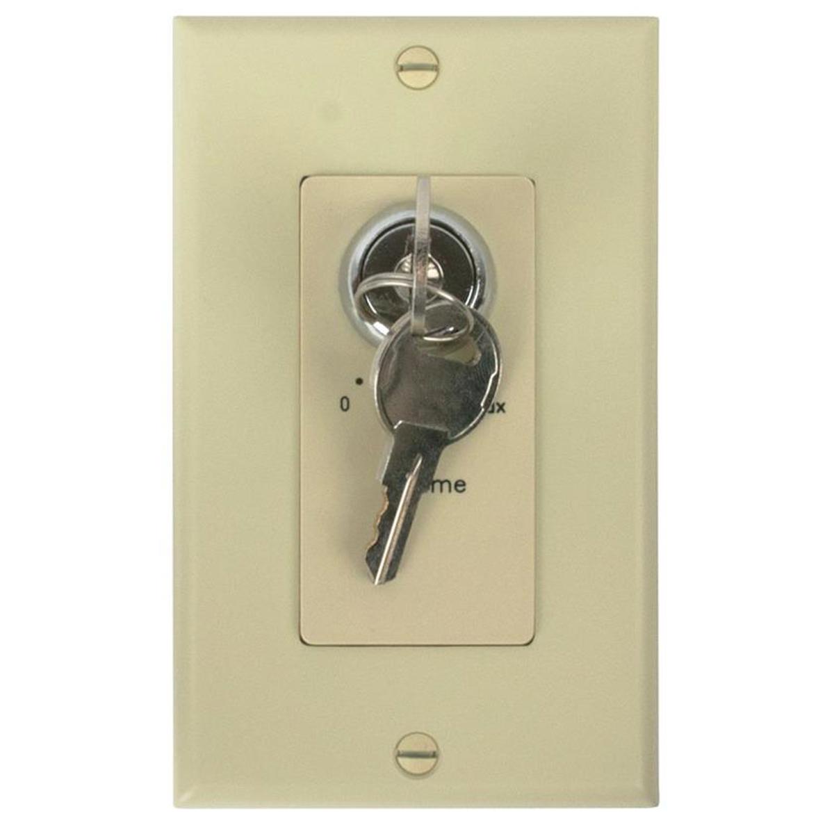 

Lowell Manufacturing KL100 100W 3dB Attenuator, Decorator 1-Gang/Keylock, Ivory